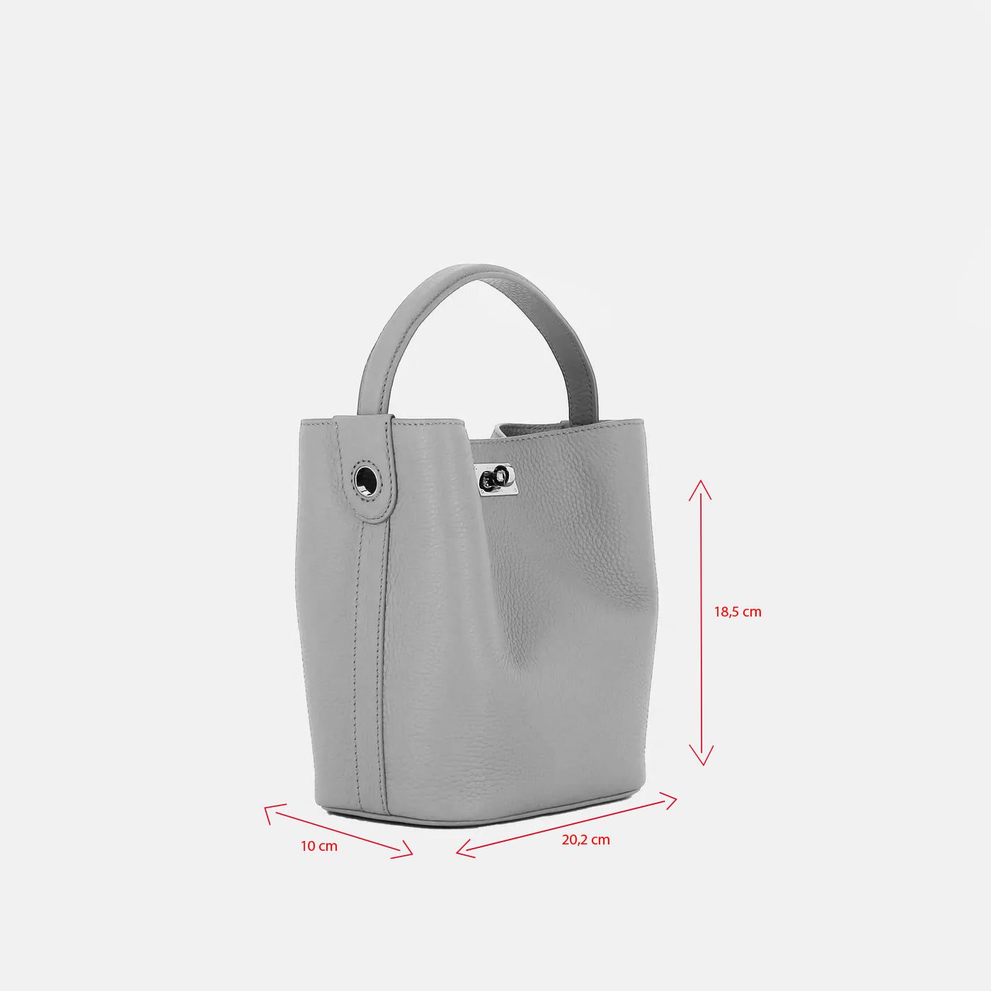 SAC SEAU EN CUIR ODEON MINI NOIR