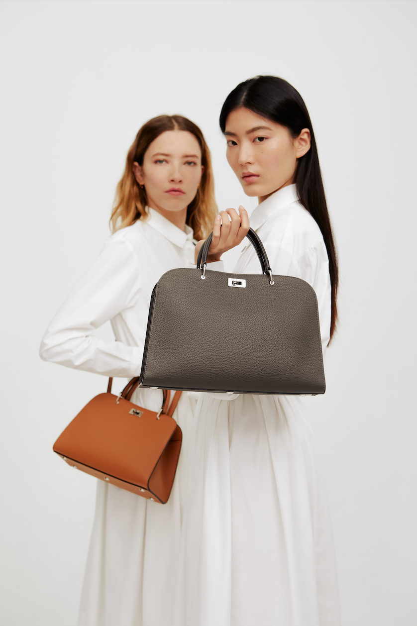 SAC À MAIN EN CUIR OPÉRA MINI CAMEL