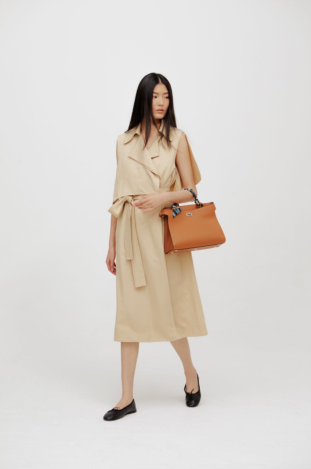 "Archive Event" SAC À MAIN EN CUIR LUTECE PM CAMEL