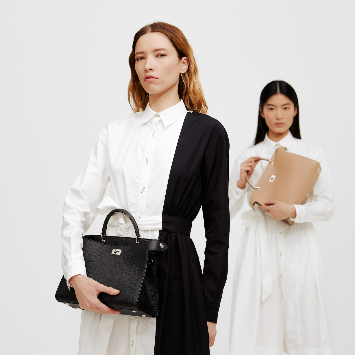 SAC À MAIN EN CUIR LUTECE PM ECLIPSE