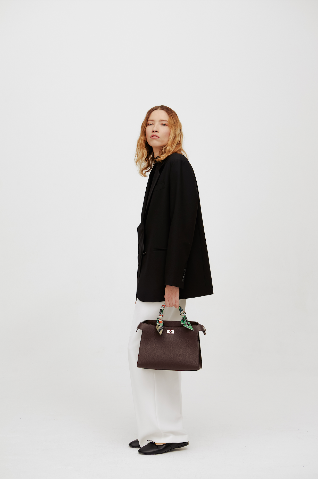 SAC À MAIN EN CUIR LUTECE PM PRUNE