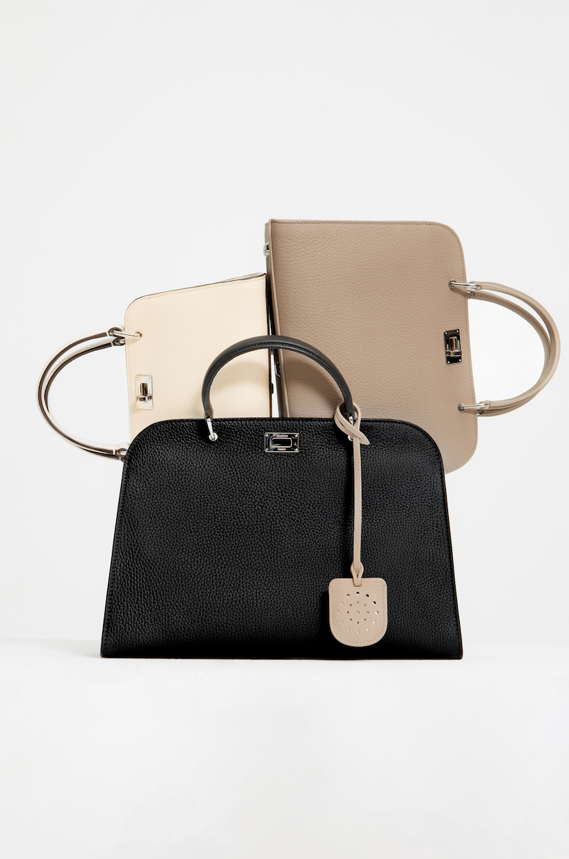 SAC À MAIN EN CUIR OPÉRA PM NOIR