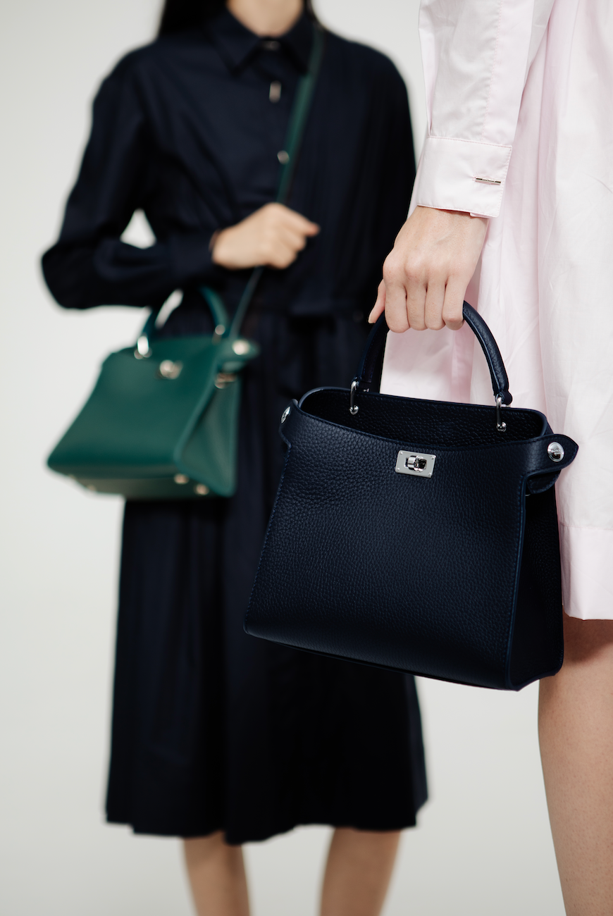 SAC À MAIN EN CUIR LUTECE MINI ECLIPSE