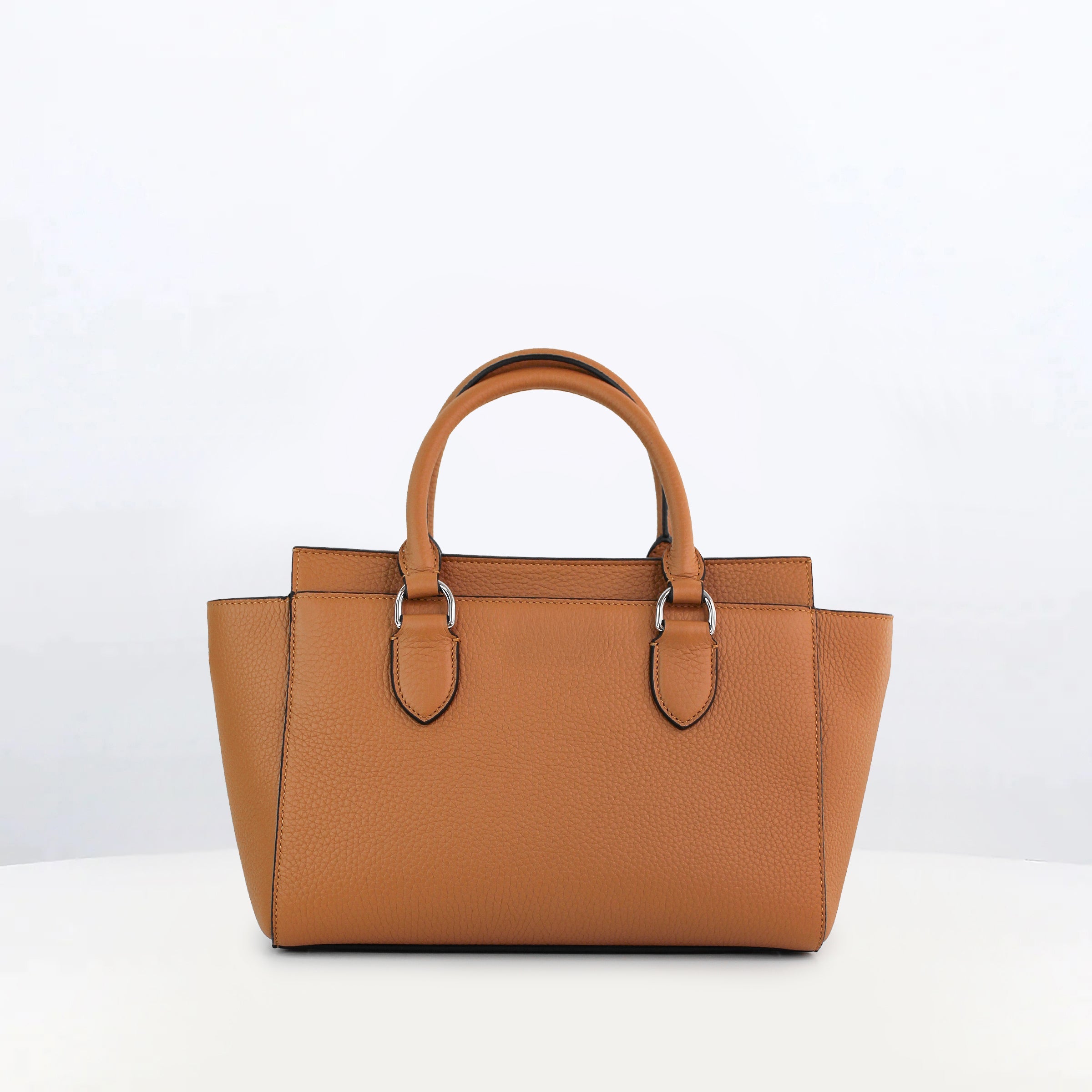 SAC À MAIN EN CUIR FAUBOURG MINI CAMEL