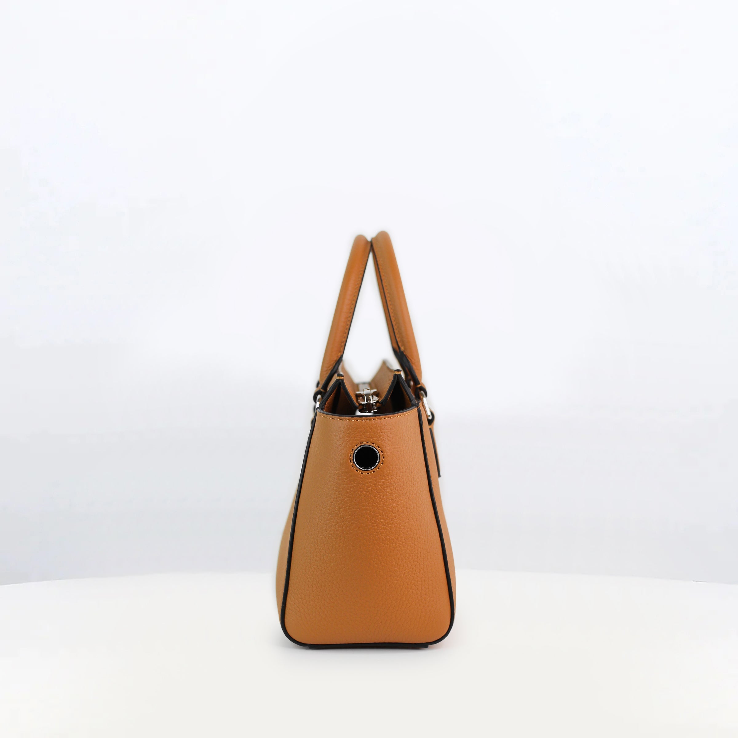 SAC À MAIN EN CUIR FAUBOURG MINI CAMEL