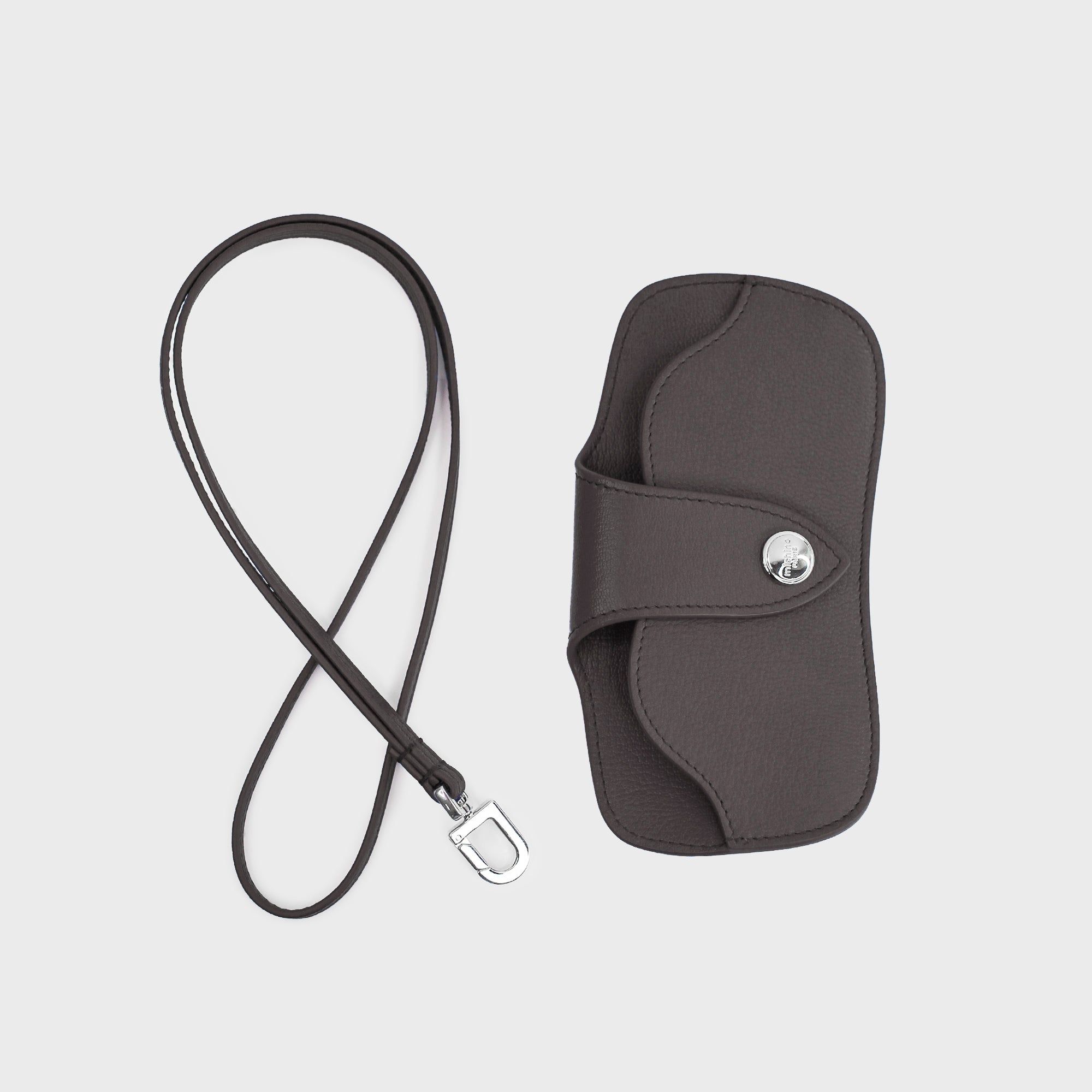 メガネケース チャコールグレー