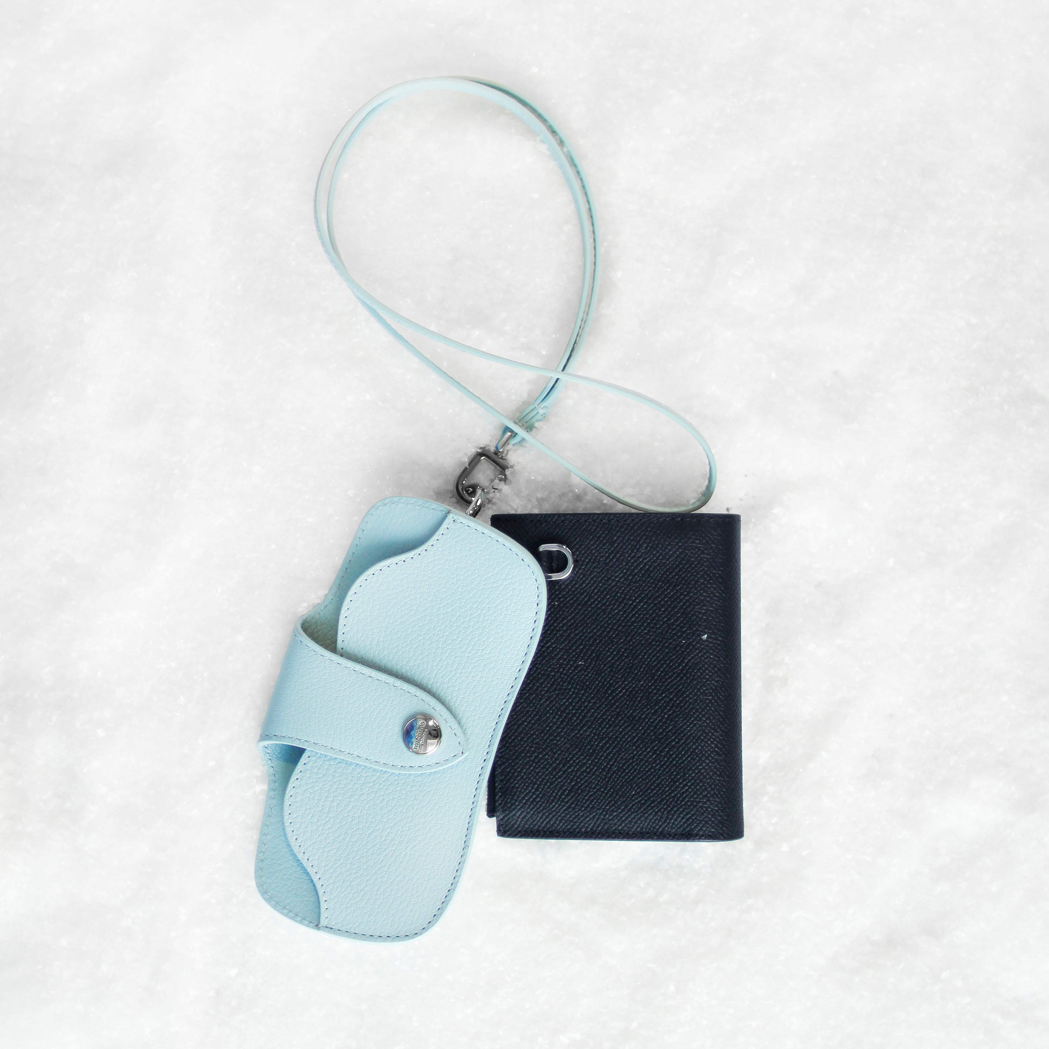 ギフトセット:バイフォルドジップウォレット エクリプス & メガネケース シエル