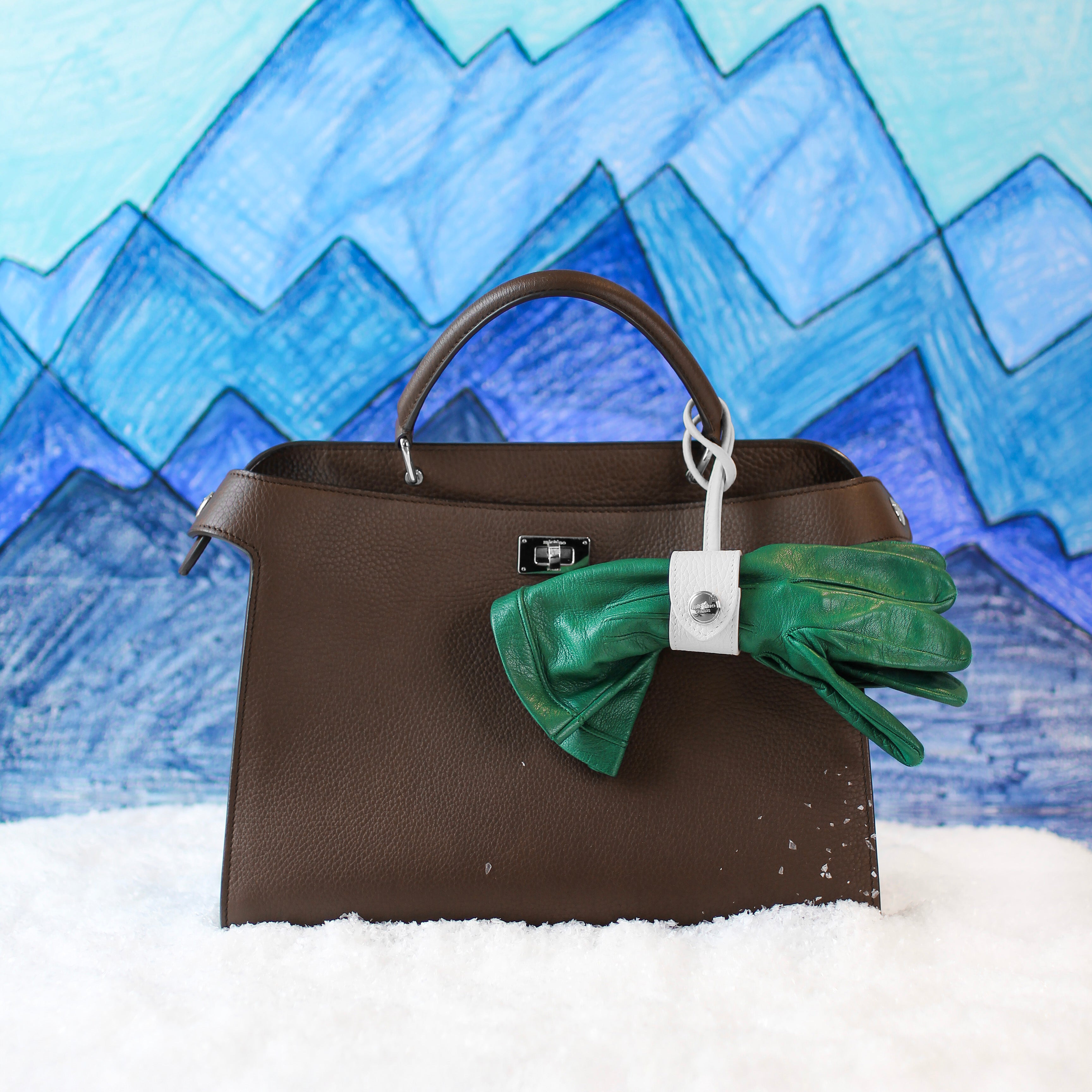 ギフトセット:ルテス スモール ショコラ & レザーグローブホルダー クレ