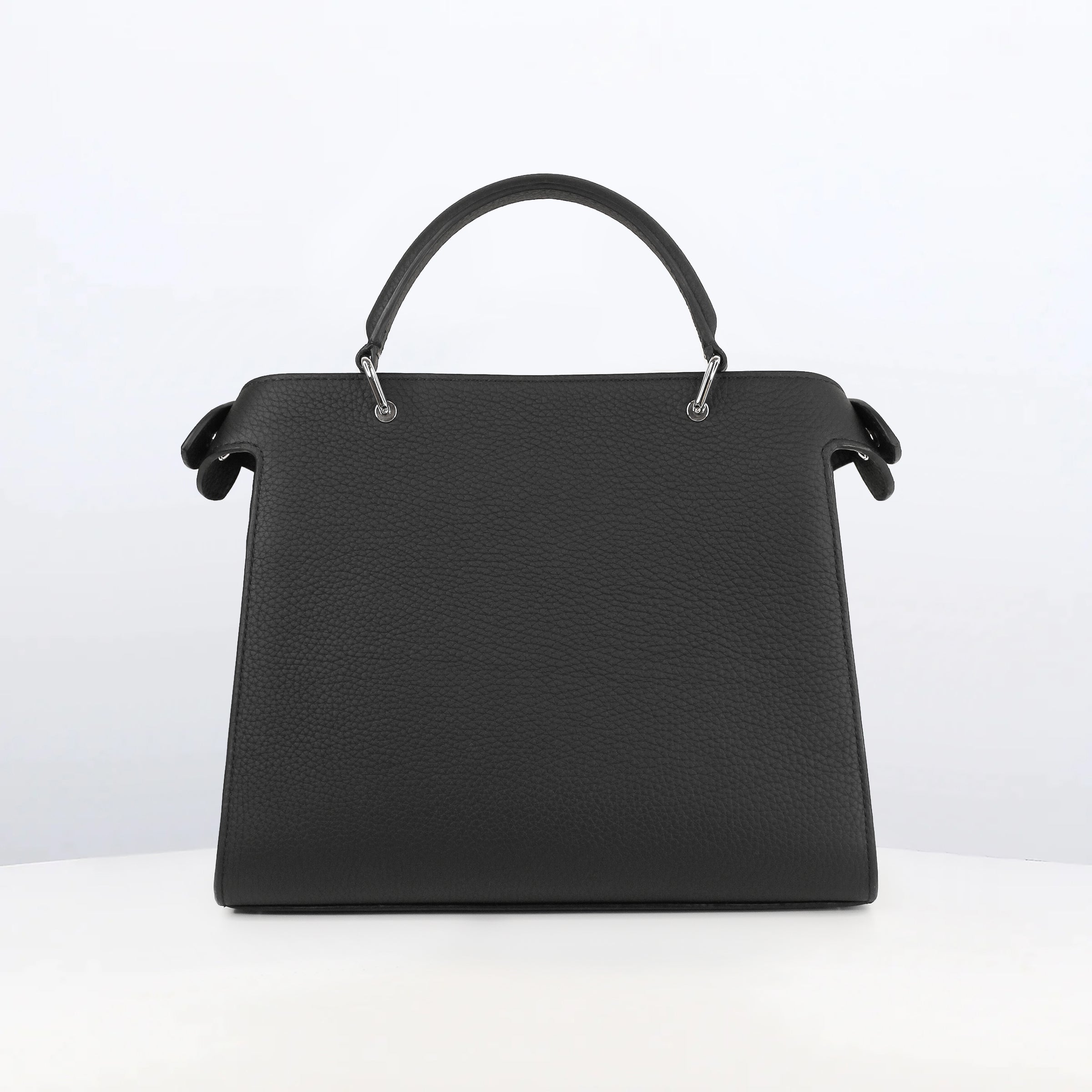 SAC À MAIN EN CUIR LUTECE 27 NOIR