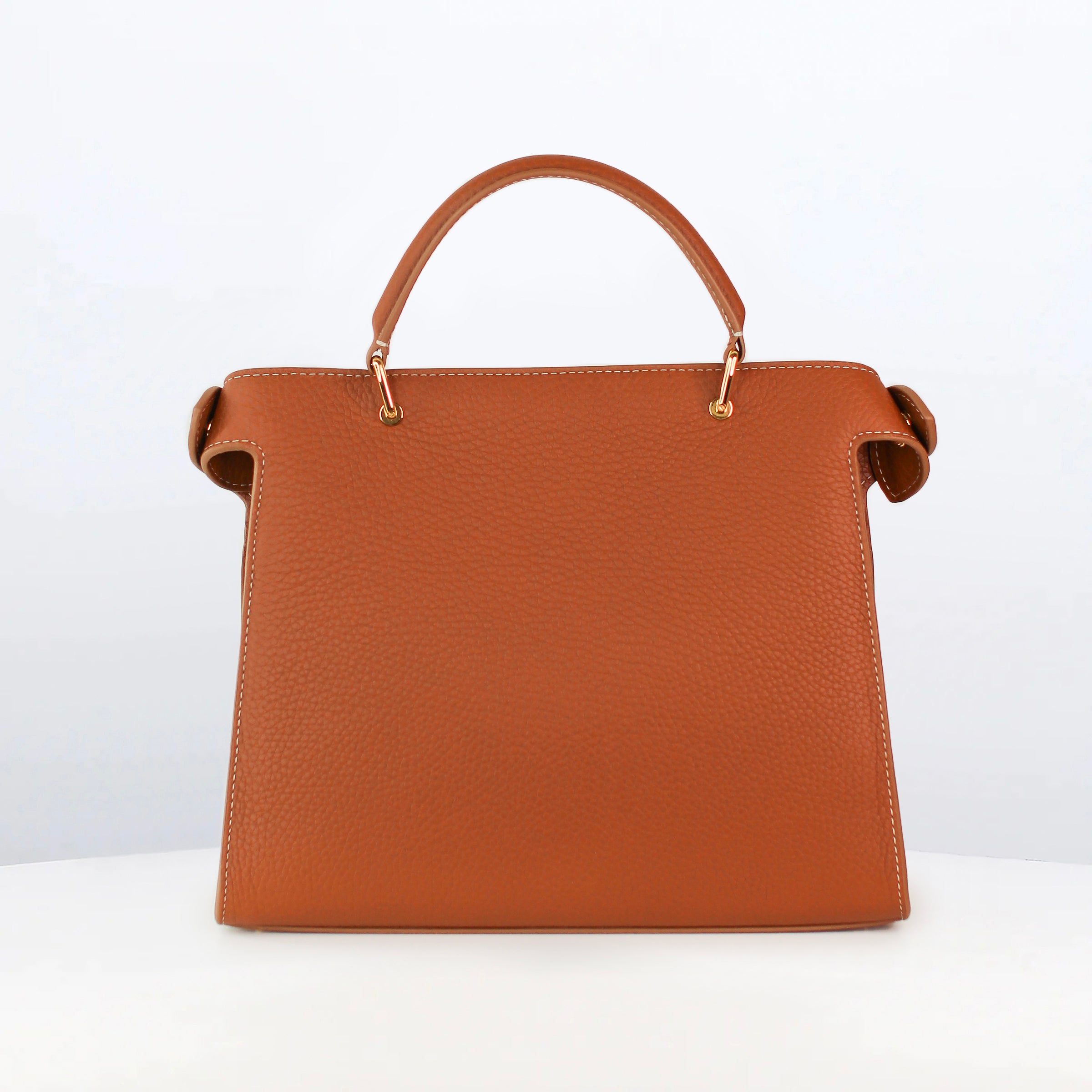 SAC À MAIN EN CUIR LUTECE 27 GOLD FINITIONS DORÉES