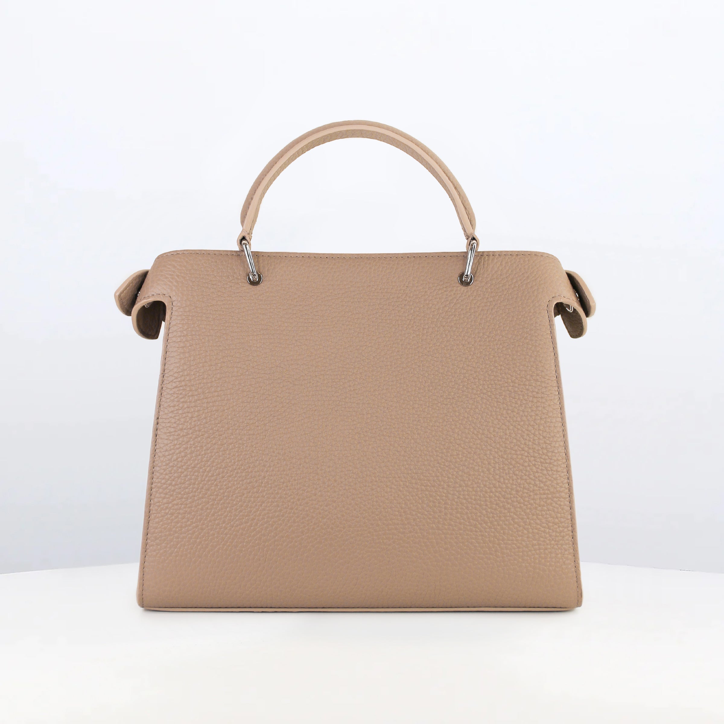 SAC À MAIN EN CUIR LUTECE 27 TOURTERELLE