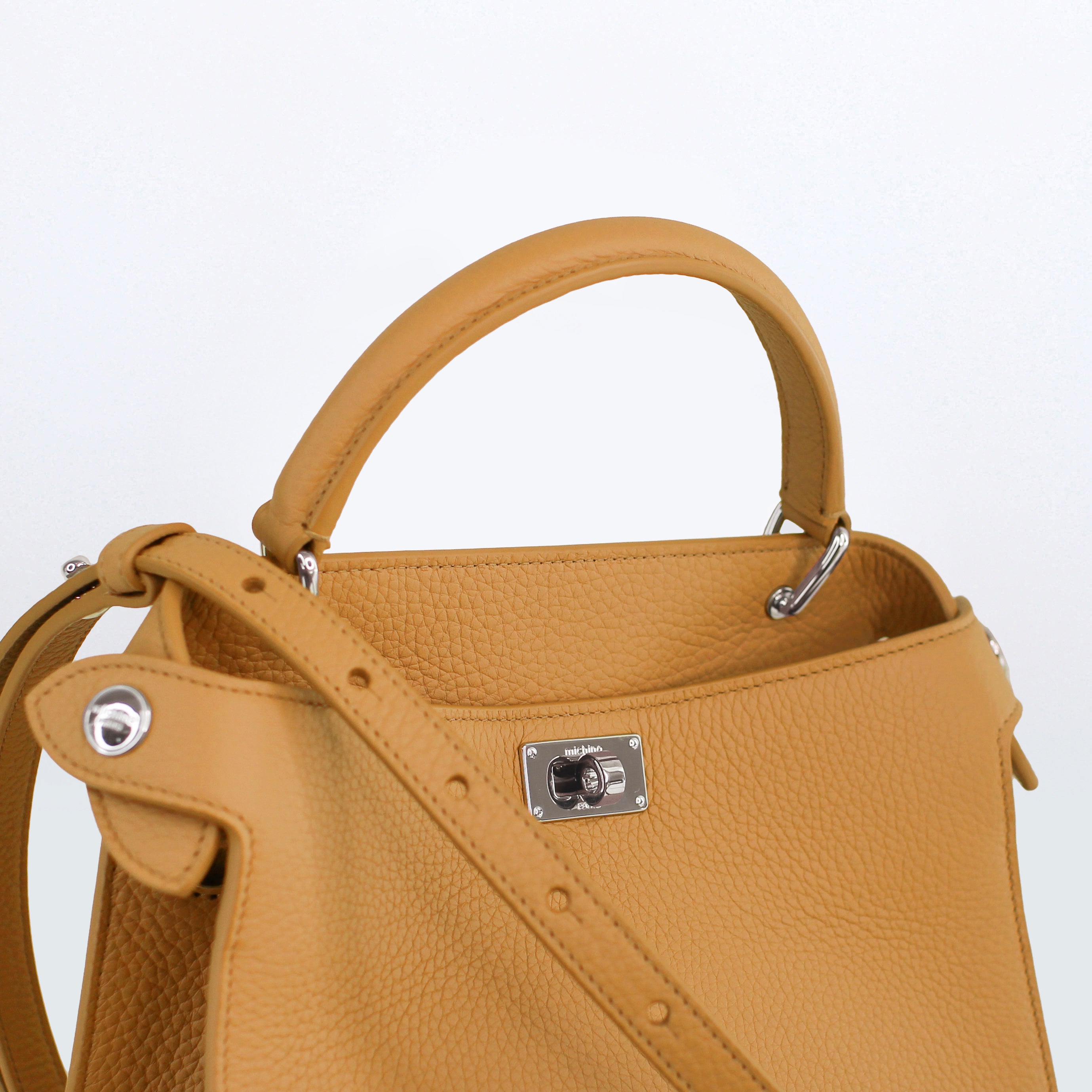 SAC À MAIN EN CUIR LUTÈCE MINI BISCOTTO