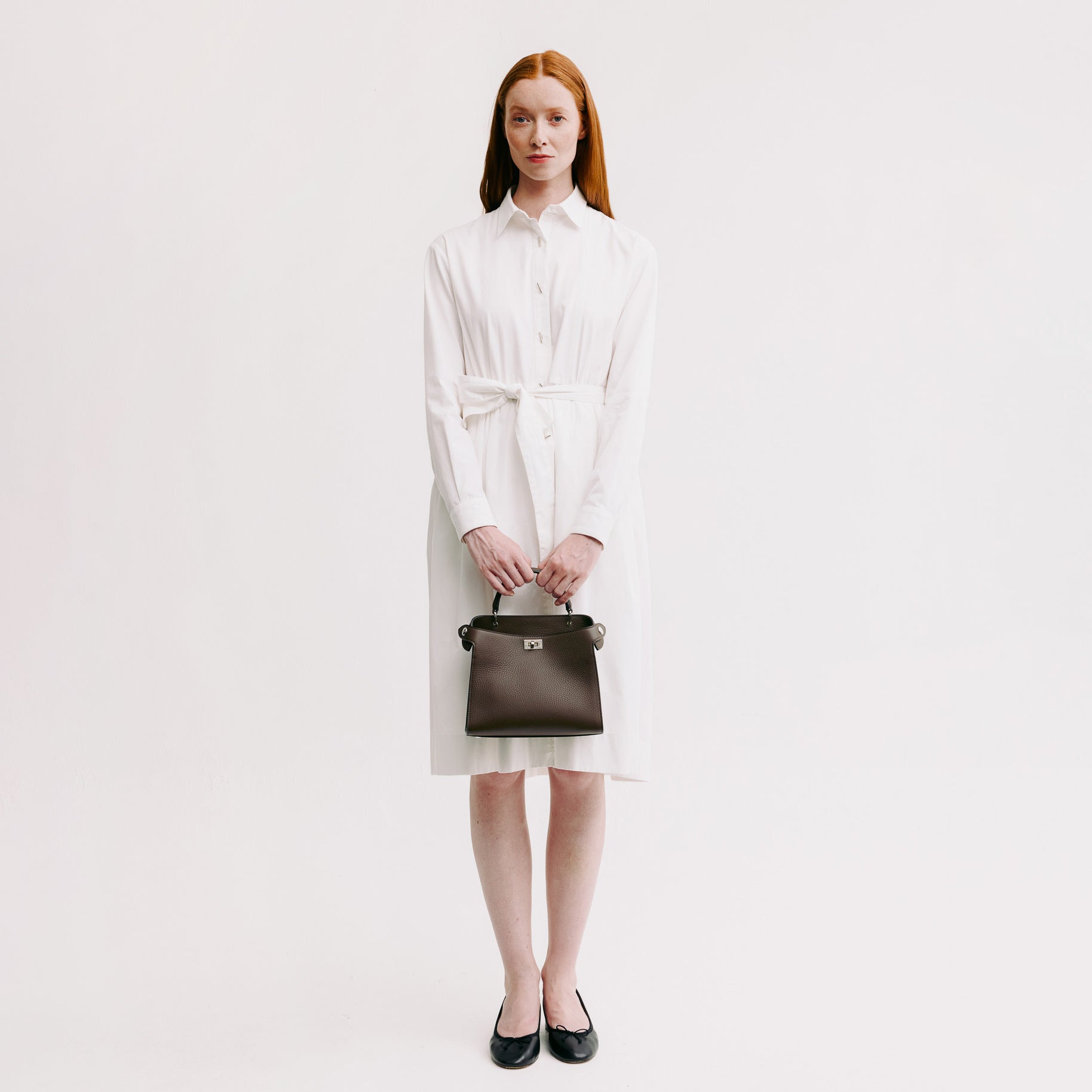 SAC À MAIN EN CUIR LUTECE MINI CHOCOLAT