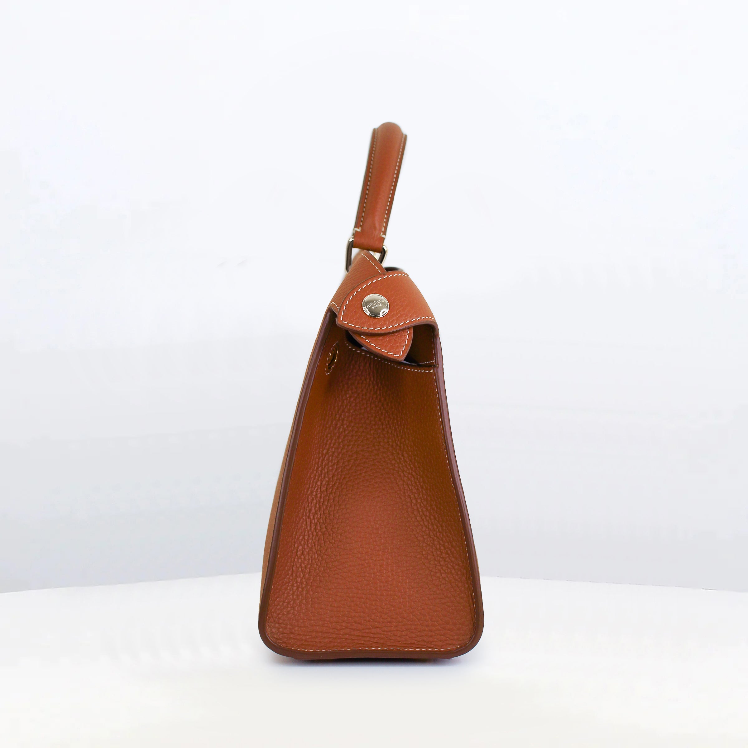 SAC À MAIN EN CUIR LUTECE PM GOLD