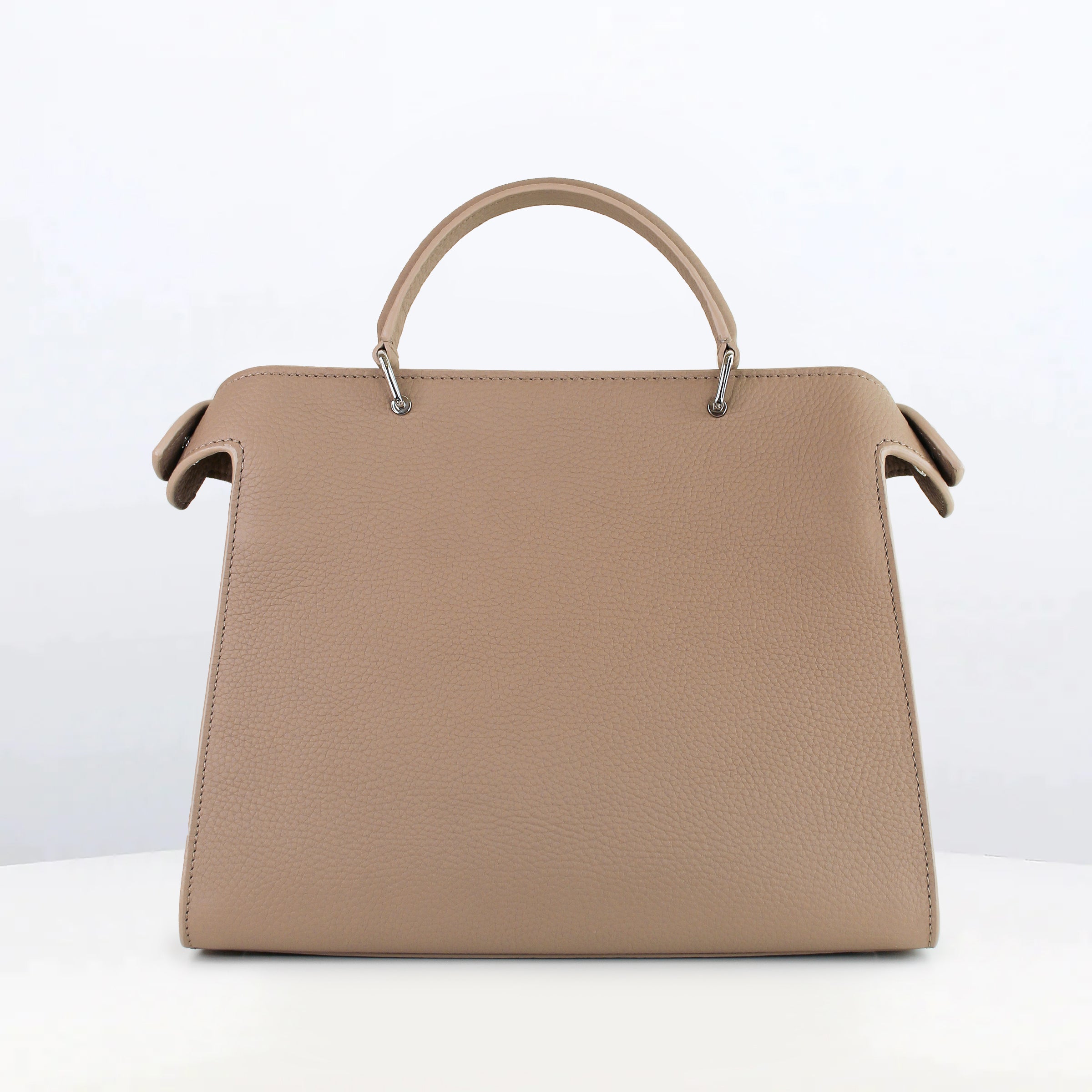 SAC À MAIN EN CUIR LUTECE PM TOURTERELLE