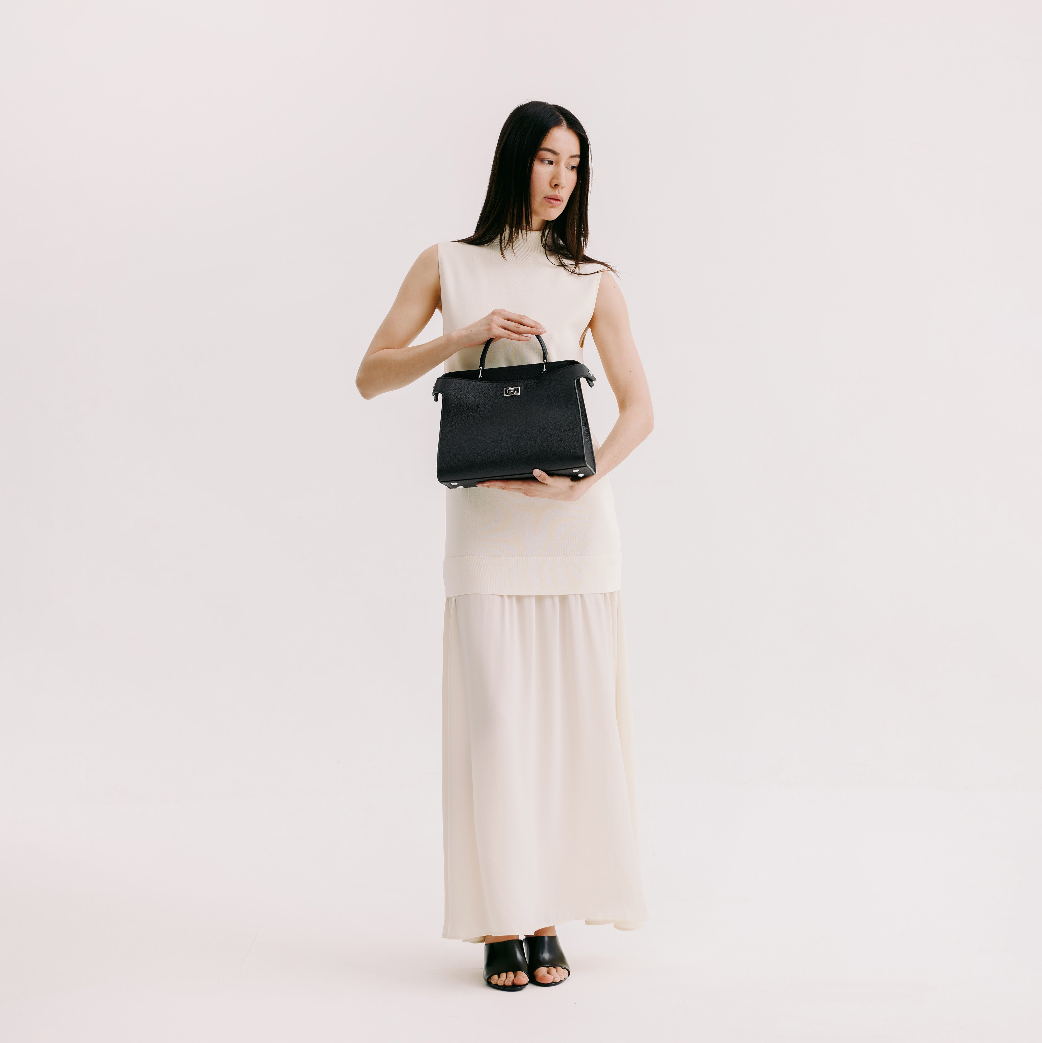 "Archive Event" SAC À MAIN EN CUIR LUTECE PM NOIR