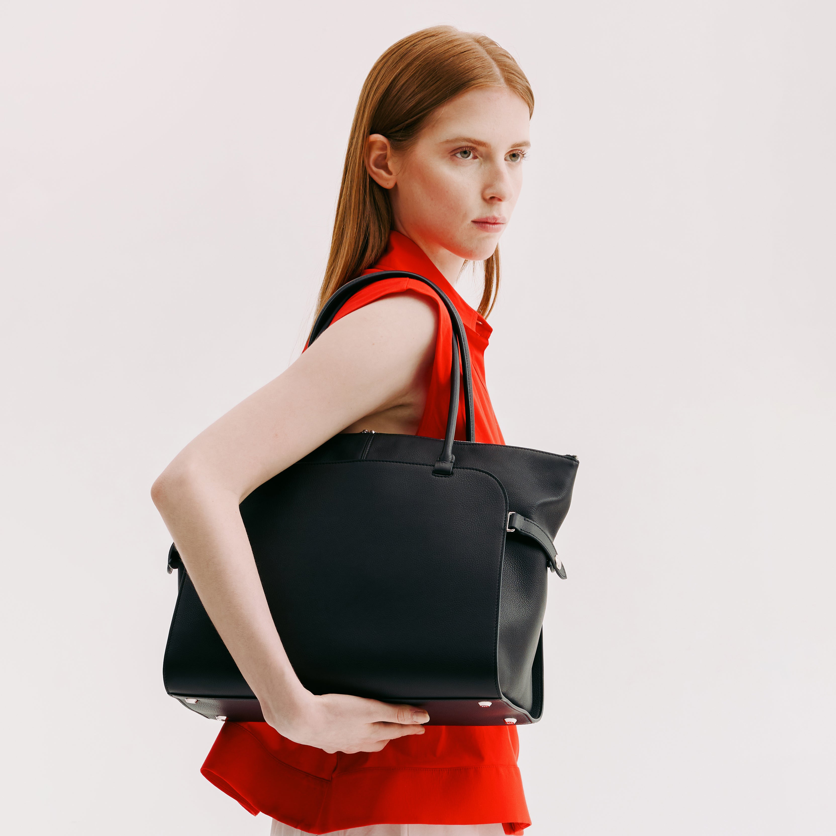SAC À MAIN EN CUIR SEPTIÈME MM GOLD