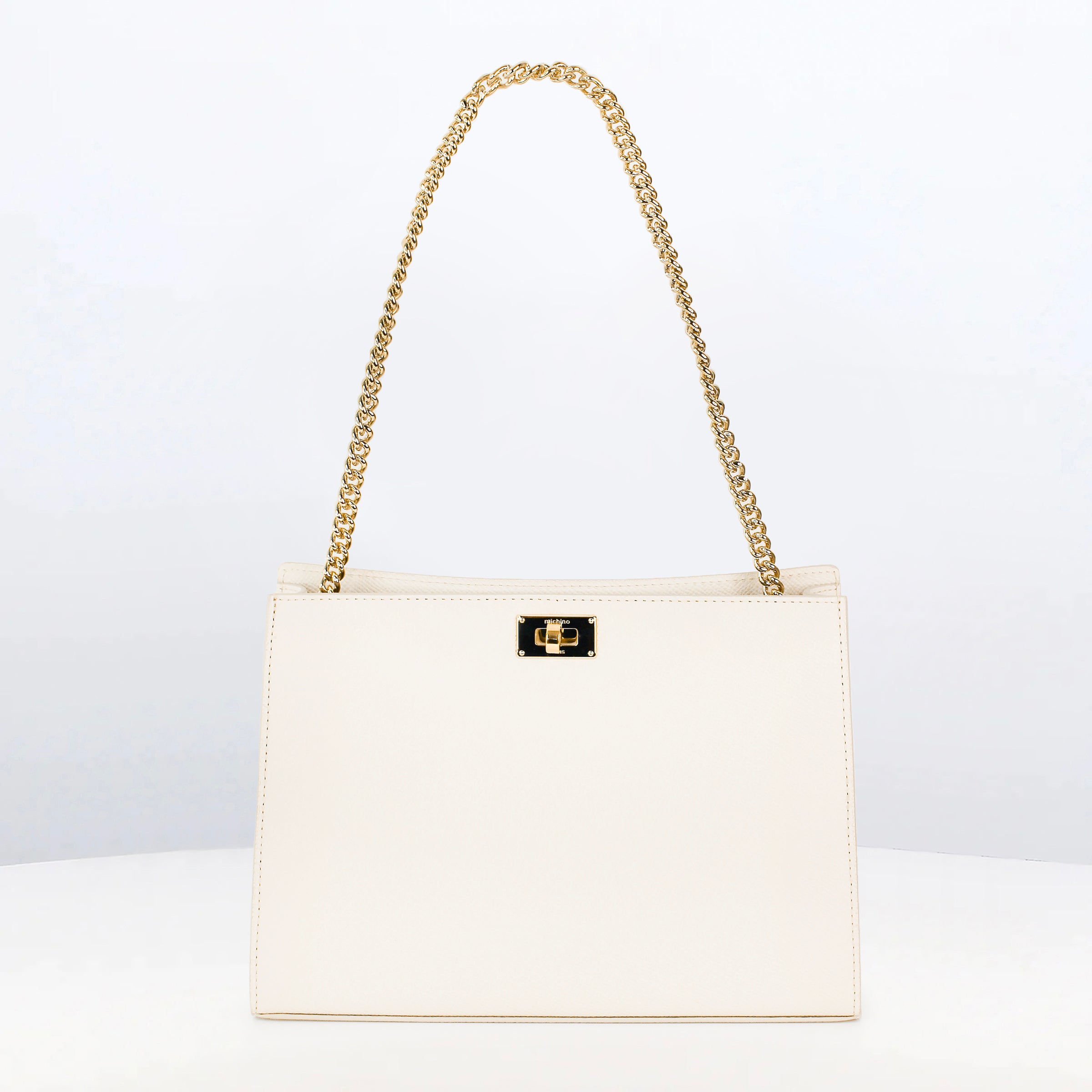 POCHETTE EN CUIR MONTAIGNE IVOIRE