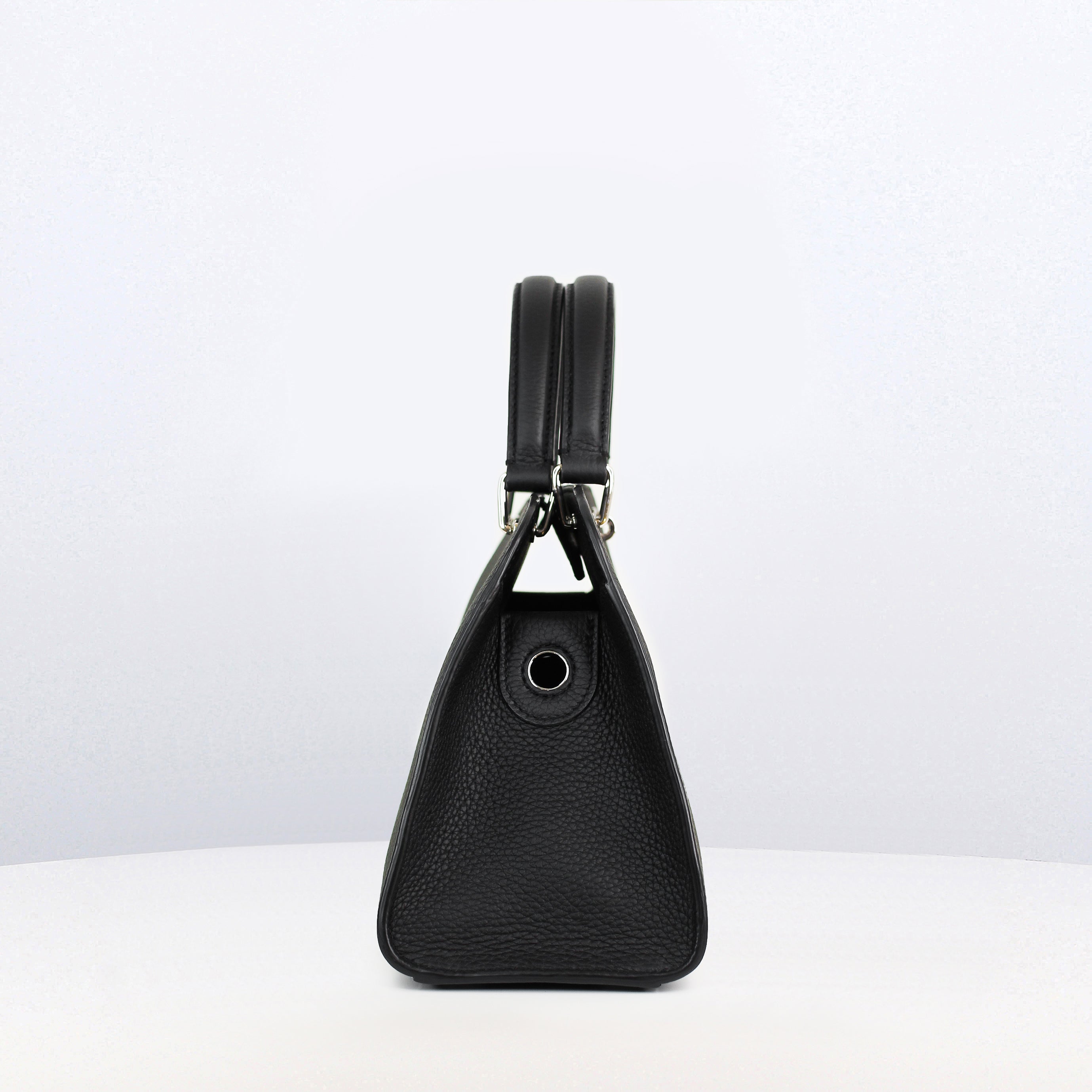 SAC À MAIN EN CUIR OPÉRA MINI NOIR