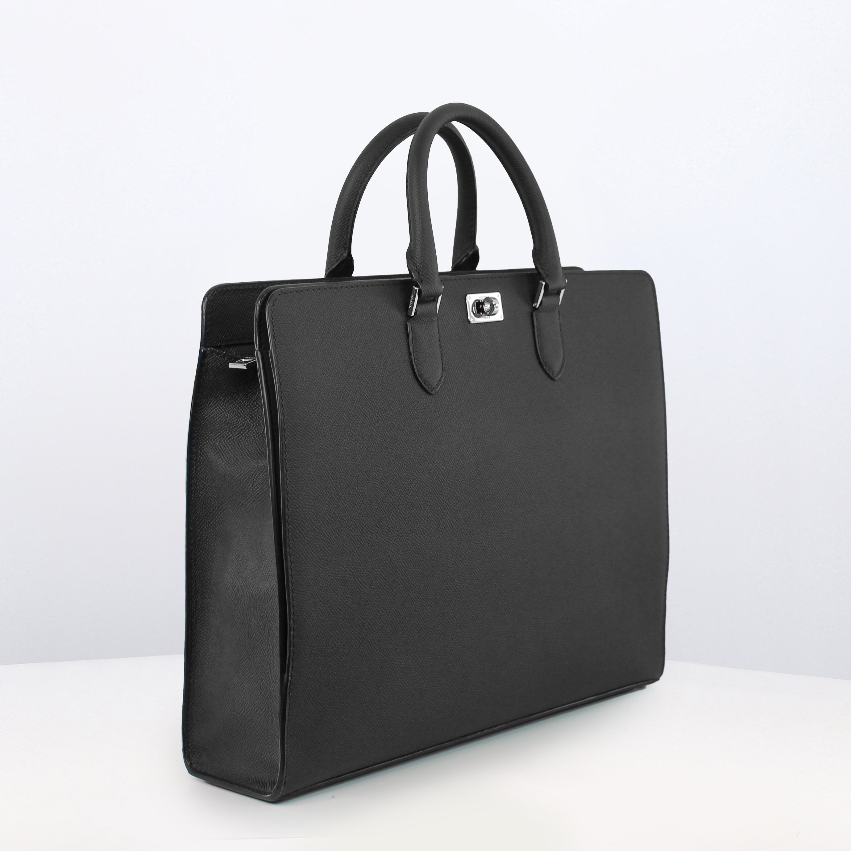 "Archive Event" PORTE-DOCUMENTS EN CUIR HAUSSMANN NOIR