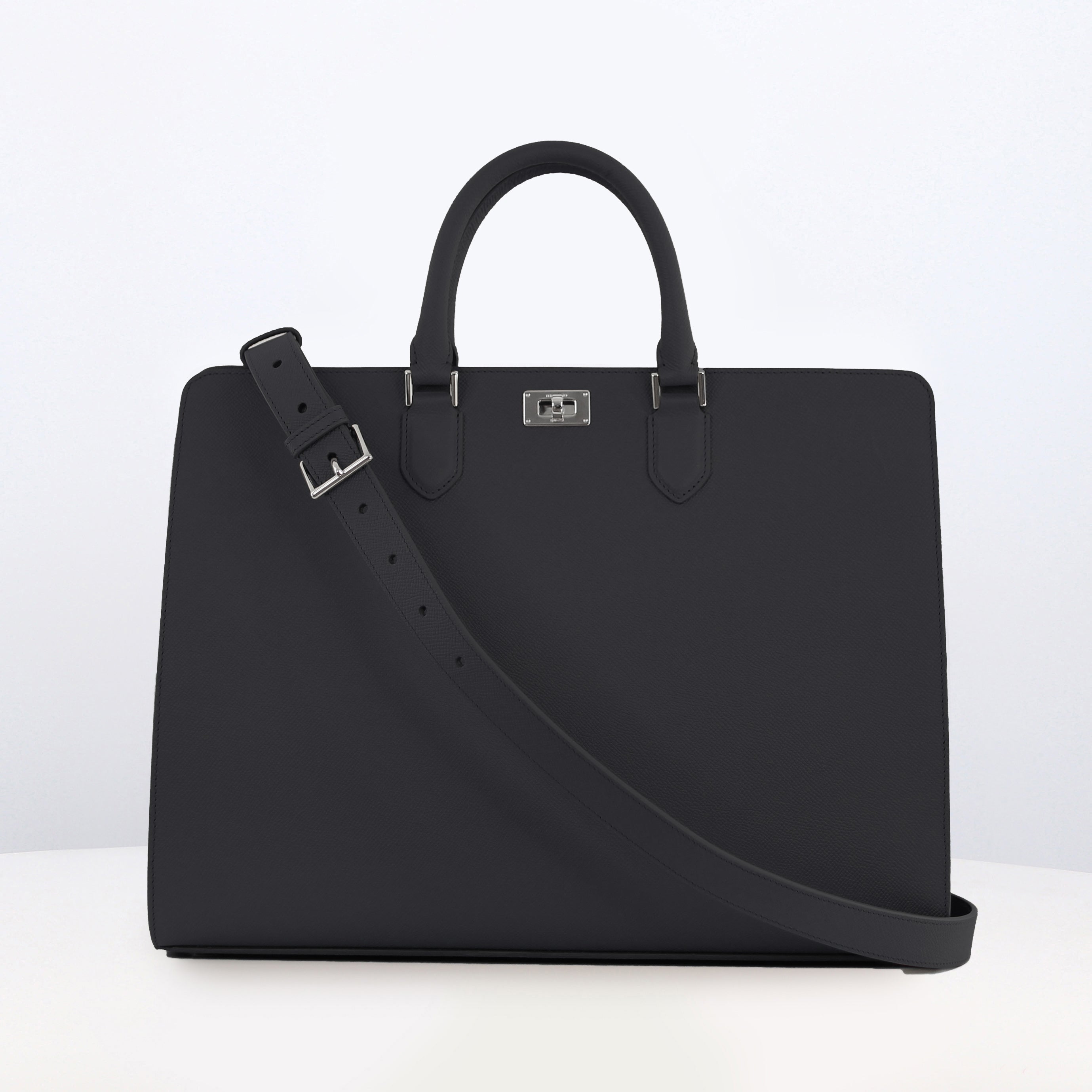 "Archive Event" PORTE-DOCUMENTS EN CUIR HAUSSMANN NOIR