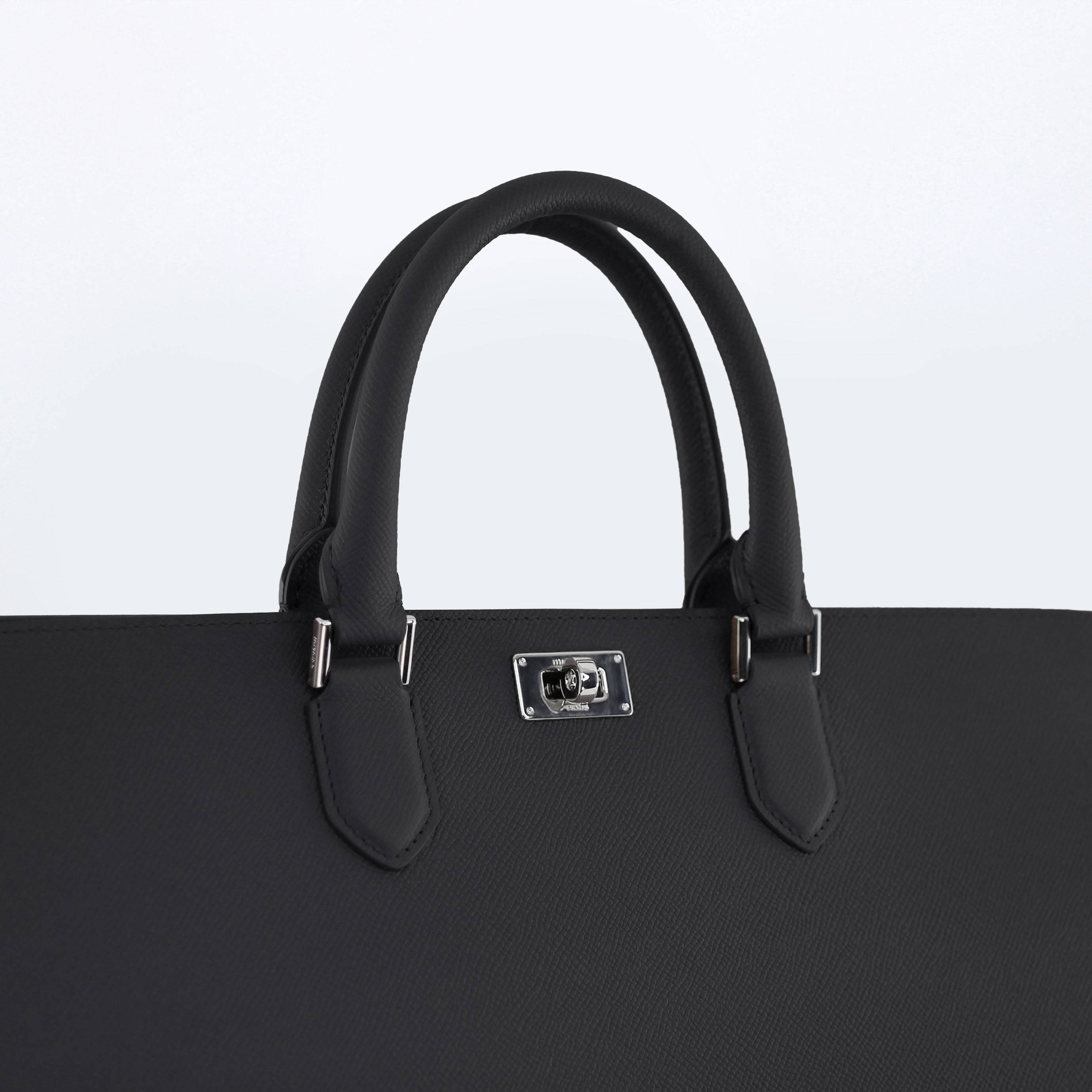 "Archive Event" PORTE-DOCUMENTS EN CUIR HAUSSMANN NOIR
