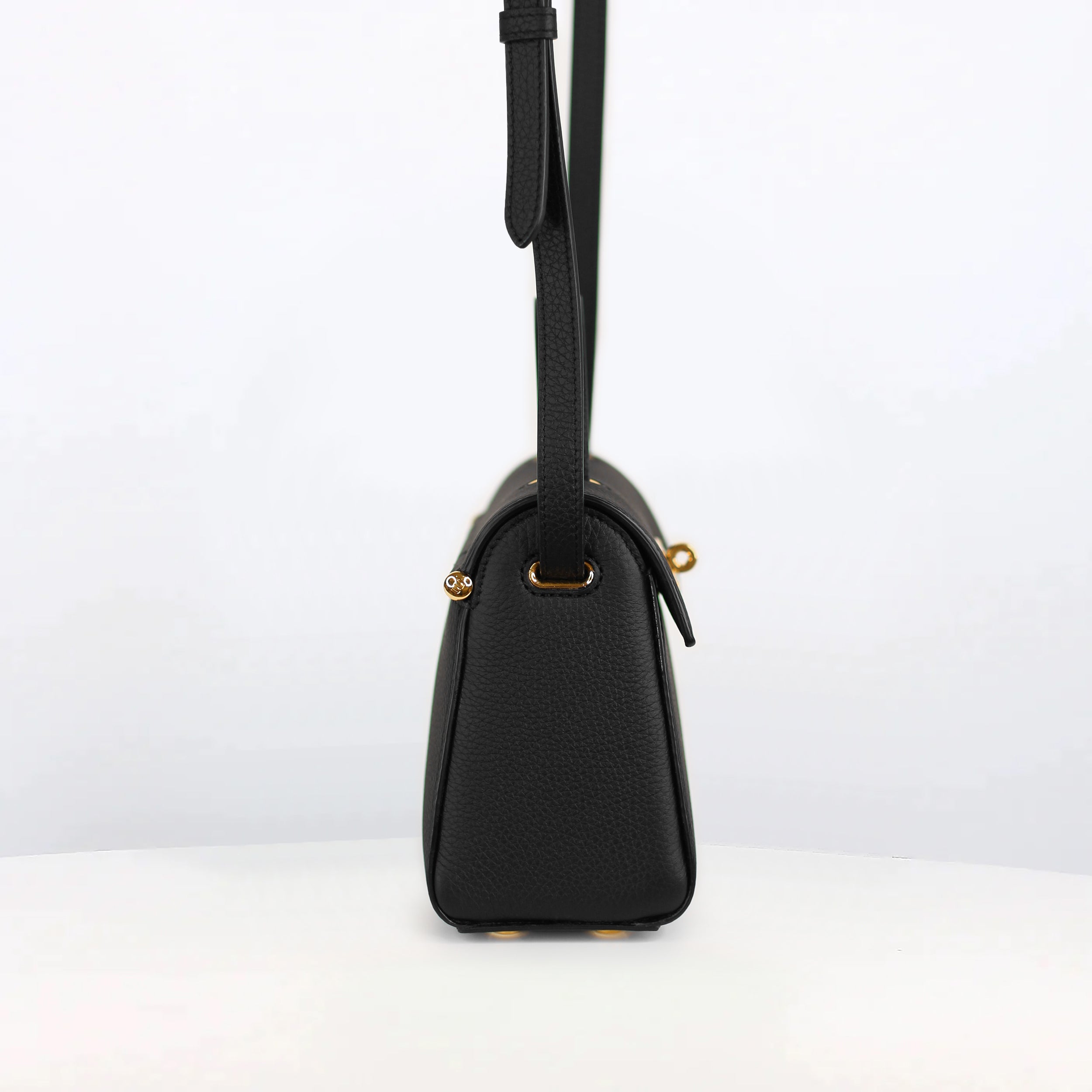 SAC À MAIN EN CUIR PALAIS ROYAL MINI NOIR