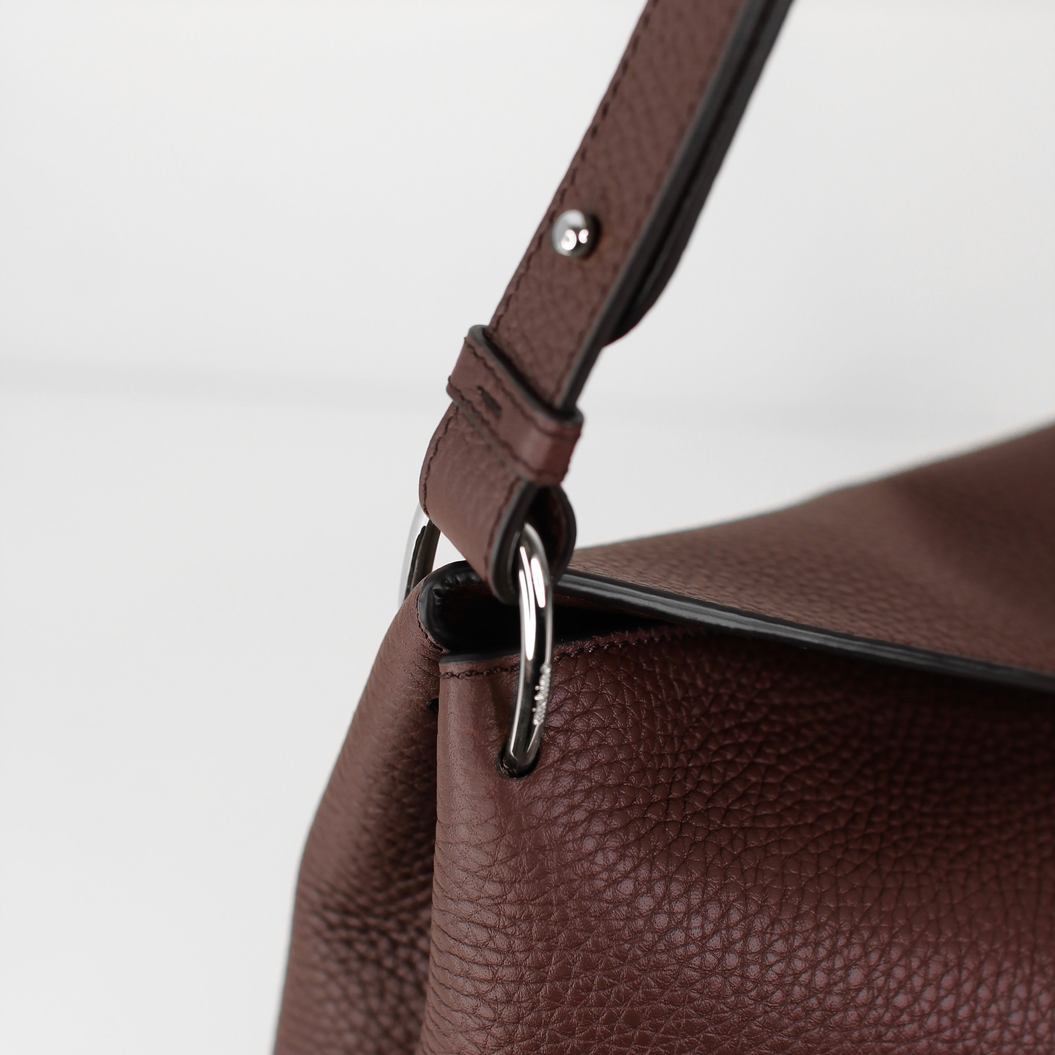 SAC À MAIN EN CUIR PASSY PM PRUNE