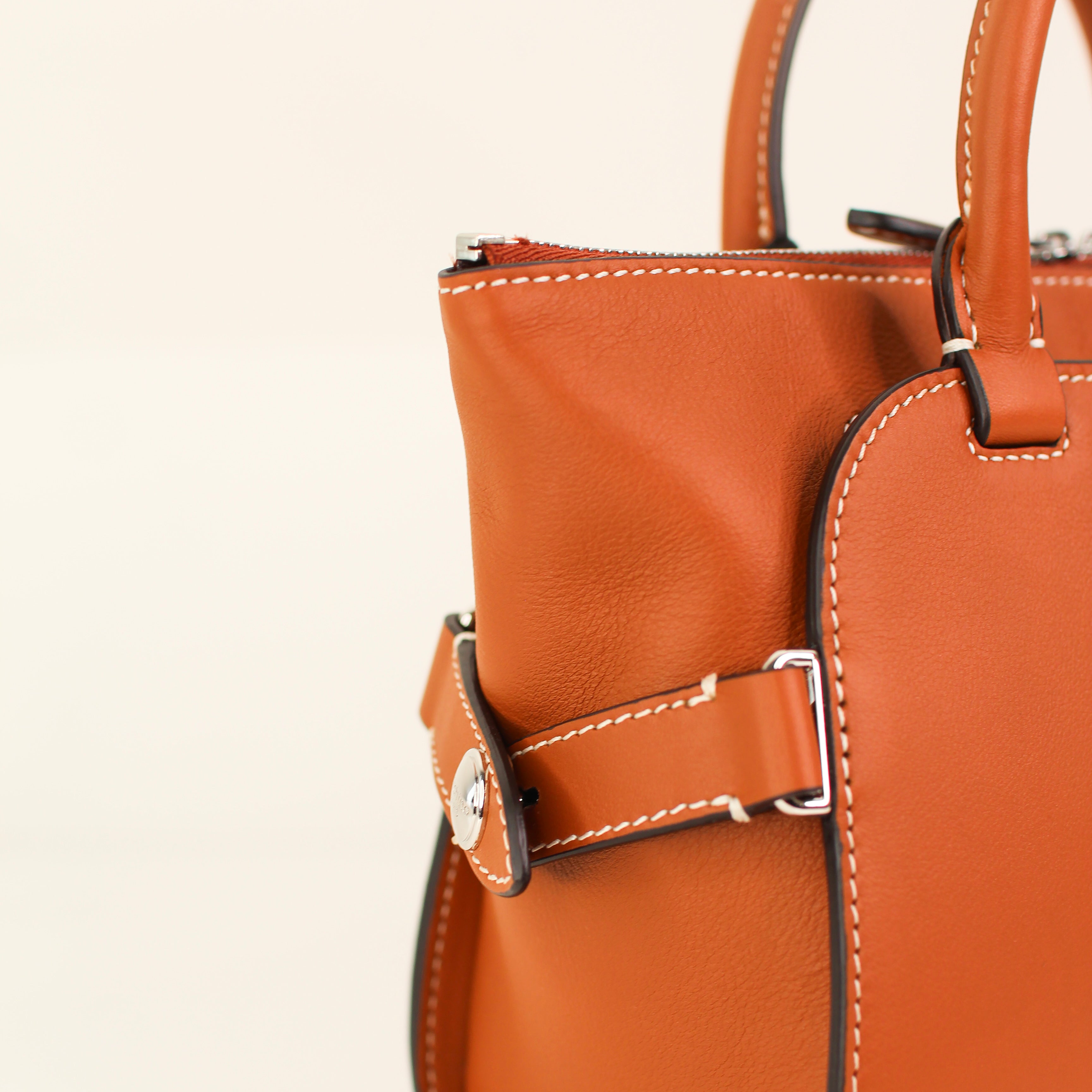 SAC À MAIN EN CUIR SEPTIÈME MINI GOLD