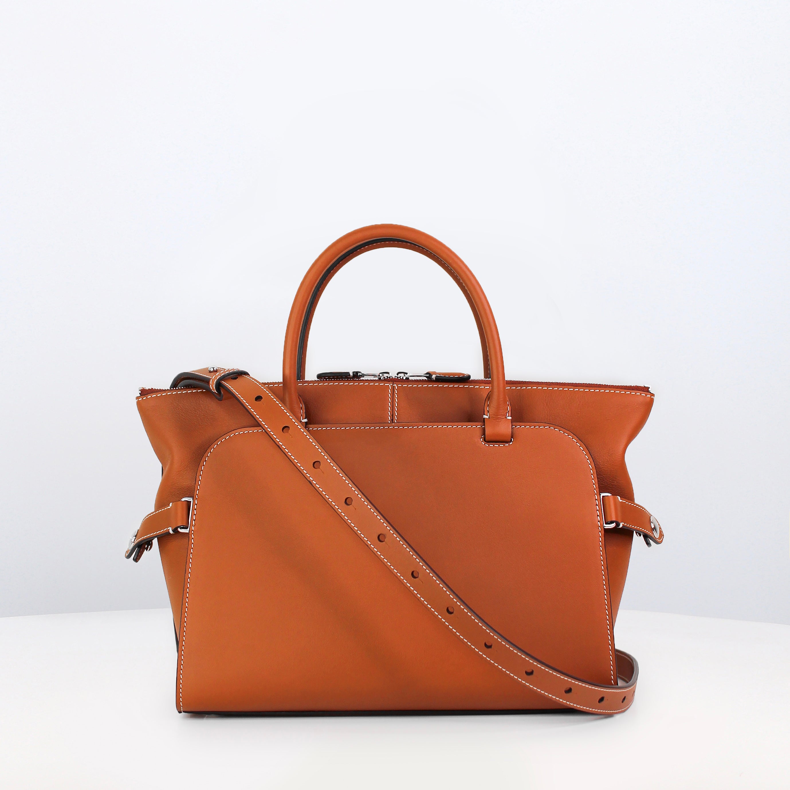 SAC À MAIN EN CUIR SEPTIÈME PM GOLD
