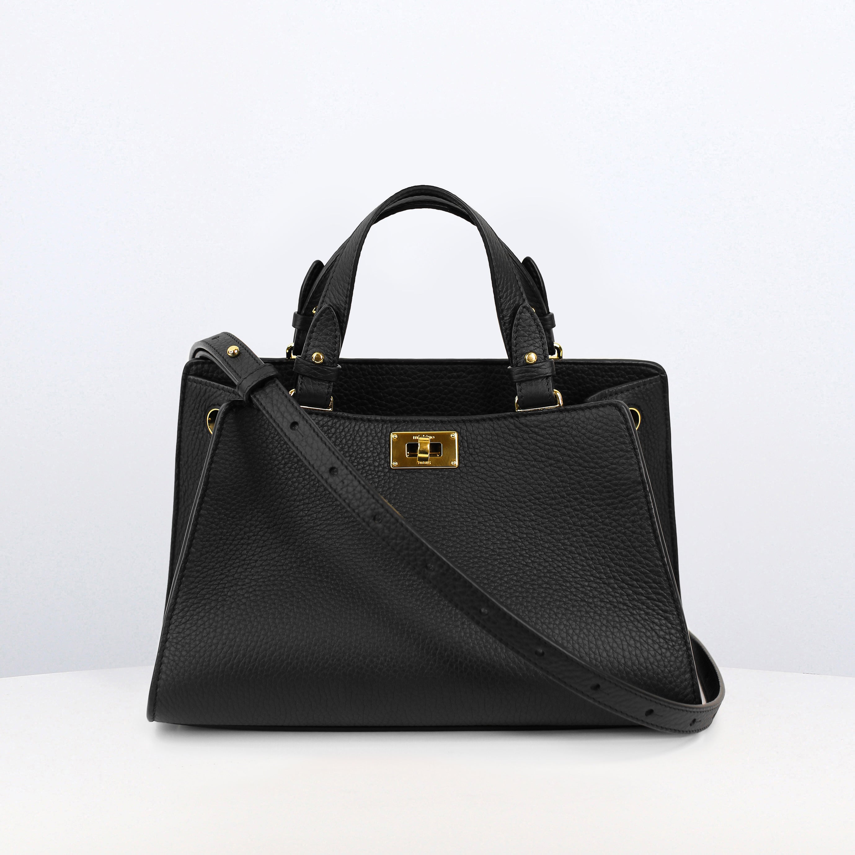 SAC A MAIN EN CUIR TROCADERO MINI BLACK