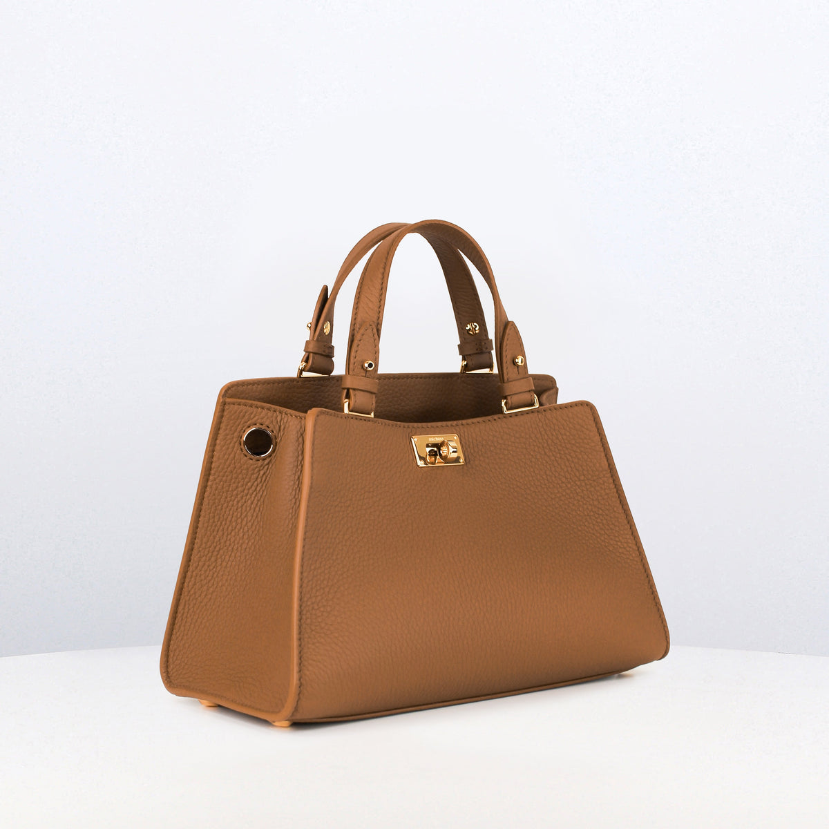 LEATHER HANDBAG TROCADERO CHESTNUT