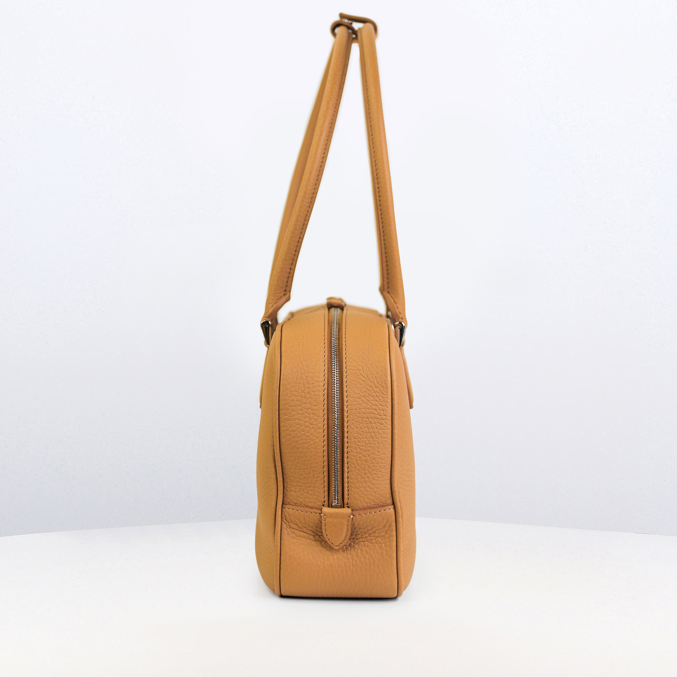 SAC À MAIN EN CUIR BOSTON TUILERIES PM BISCOTTO