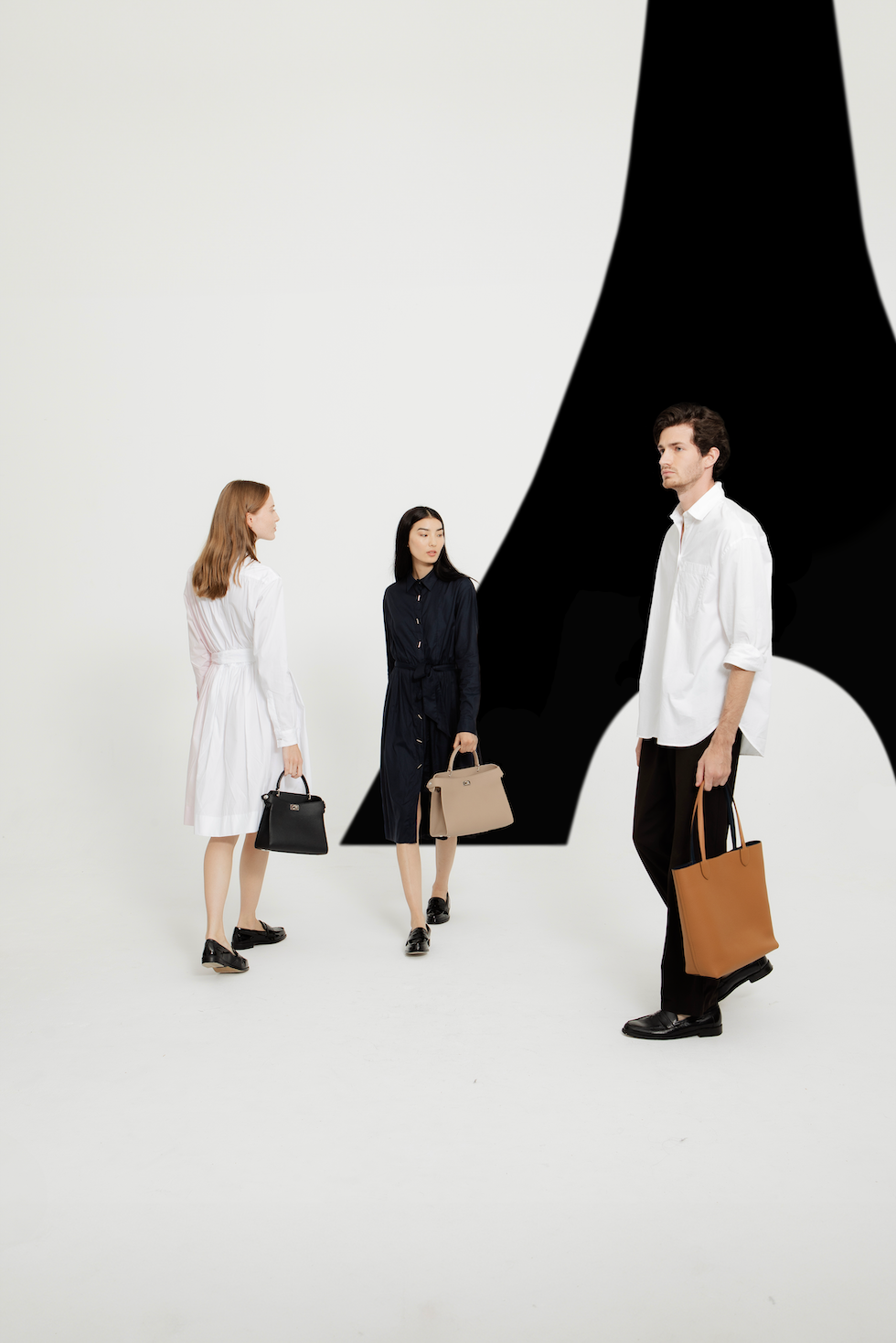 SAC À MAIN EN CUIR LUTECE PM TOURTERELLE