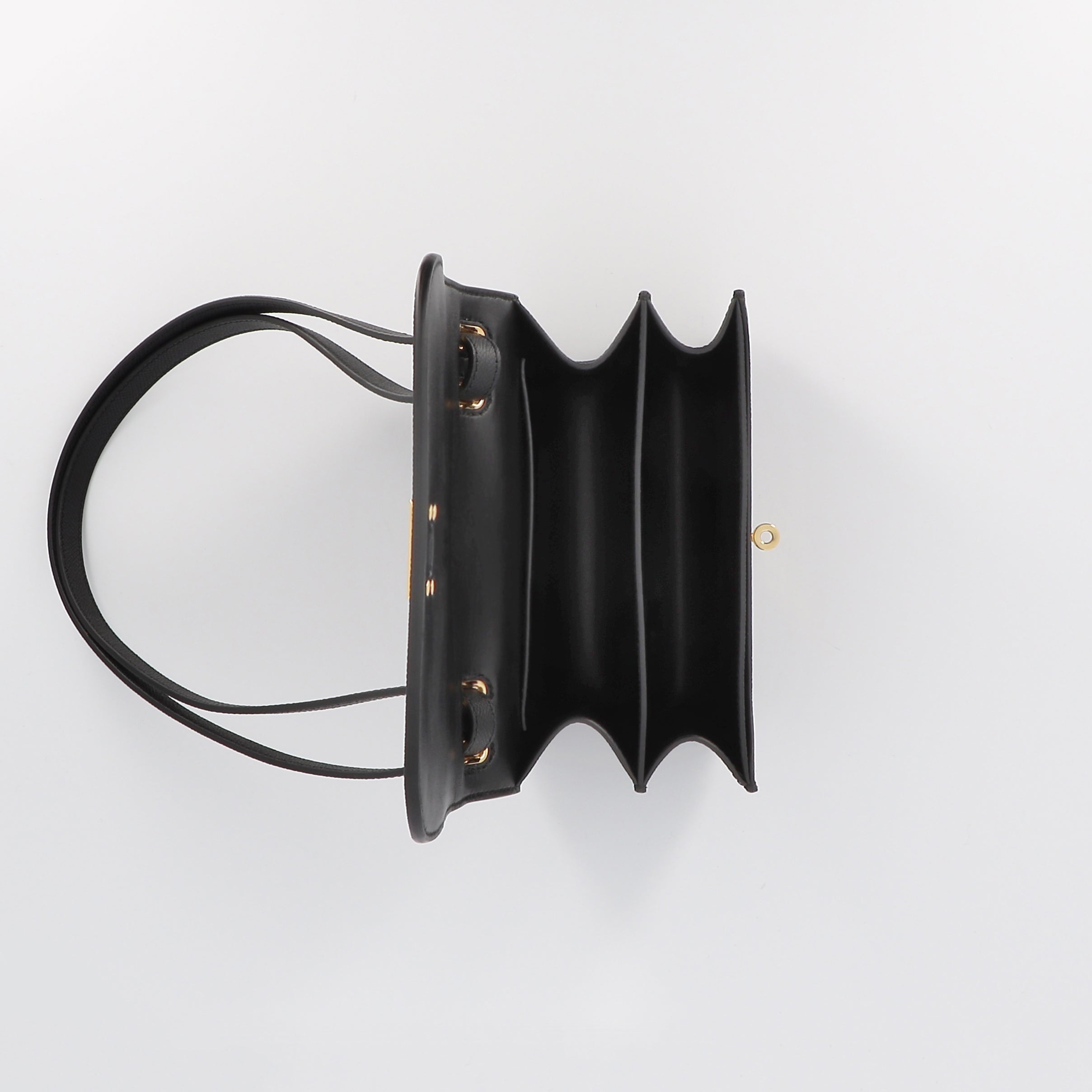 "Archive Event" SAC À RABAT EN CUIR ÉLYSÉE BLACK STUDS