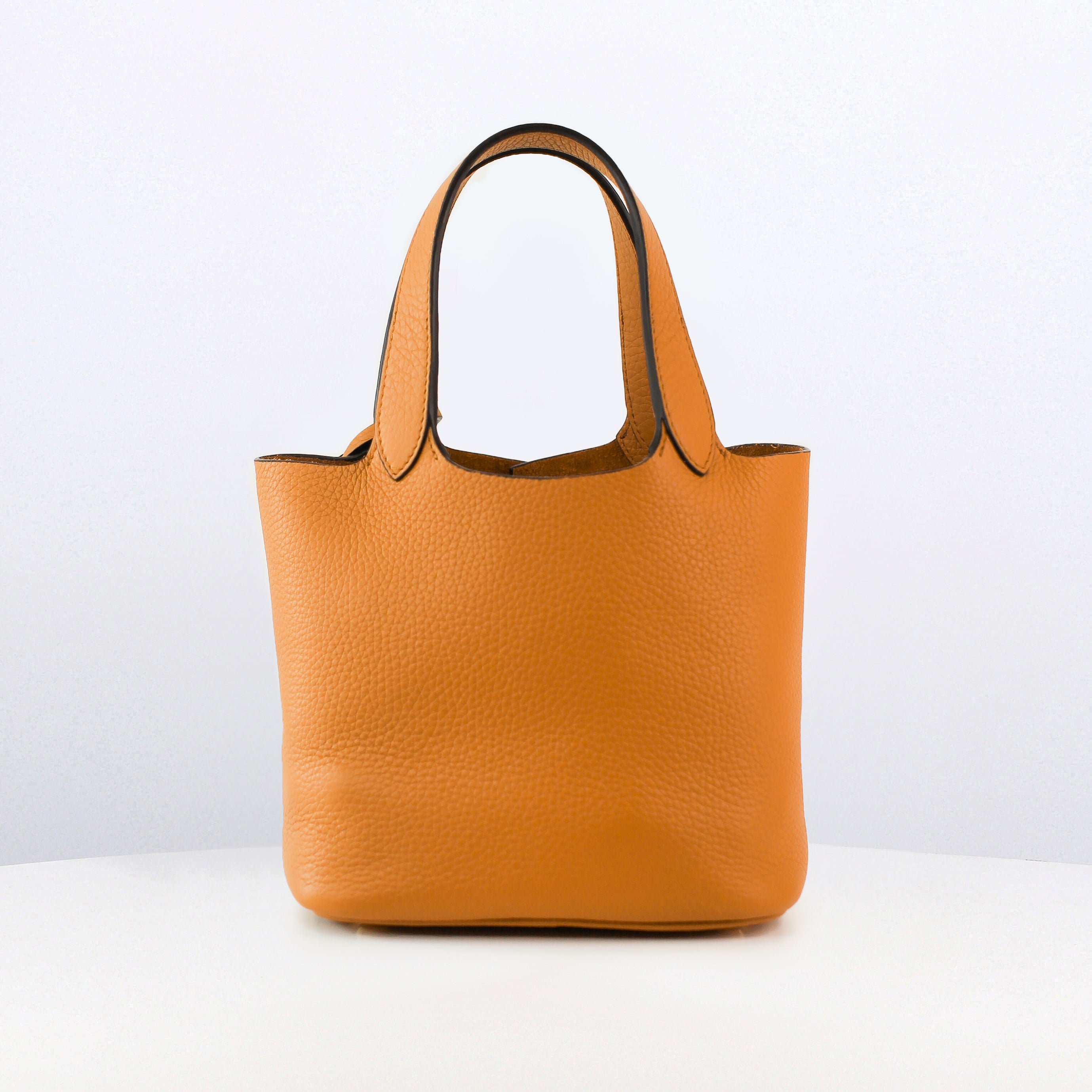 SAC A MAIN EN CUIR ETOILE MINI CAMEL FINITIONS DORÉES