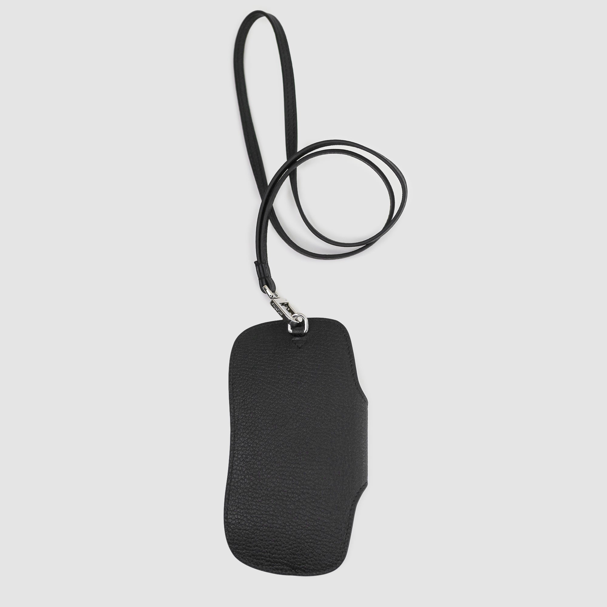 ÉTUI À LUNETTES EN CUIR NOIR