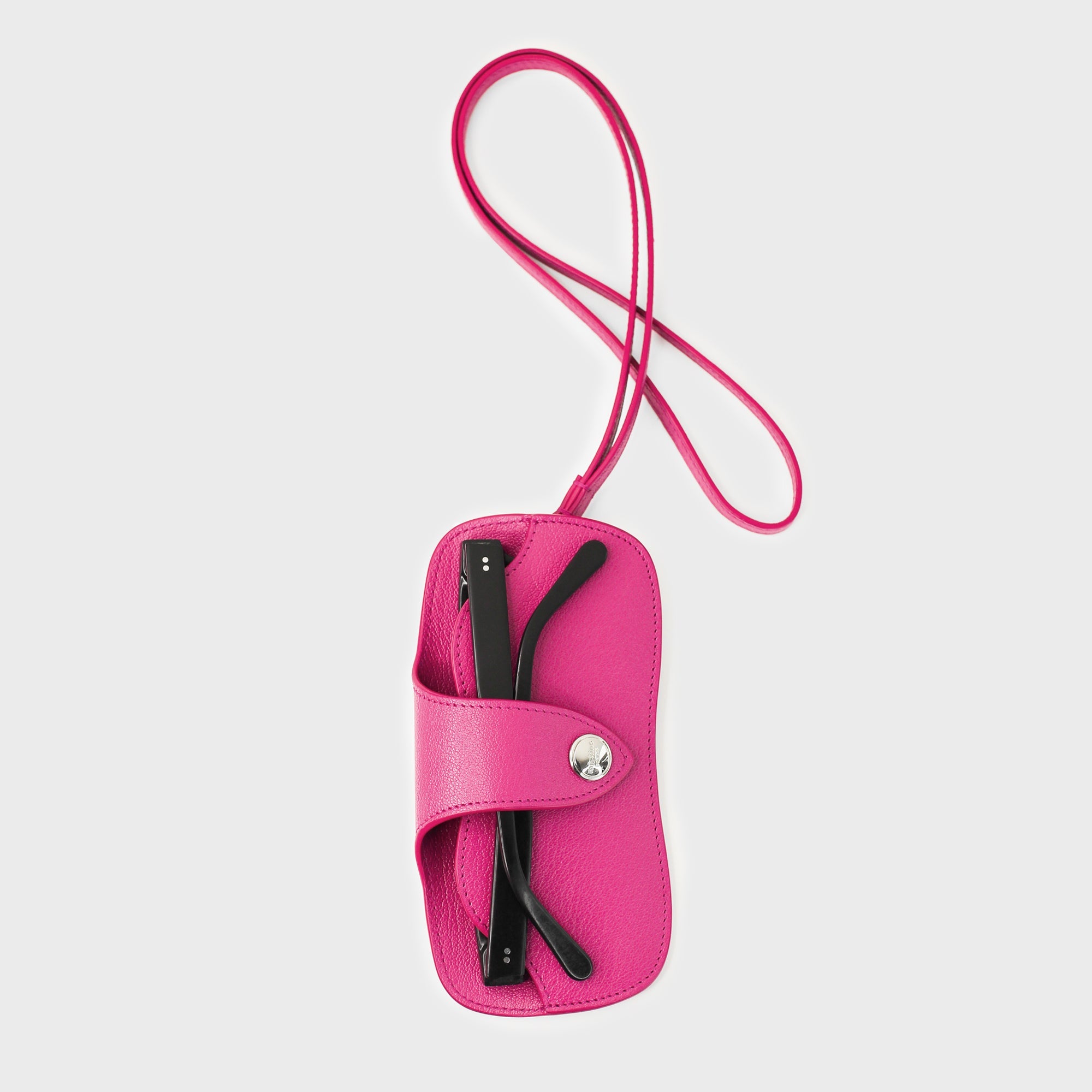 メガネケース フクシア