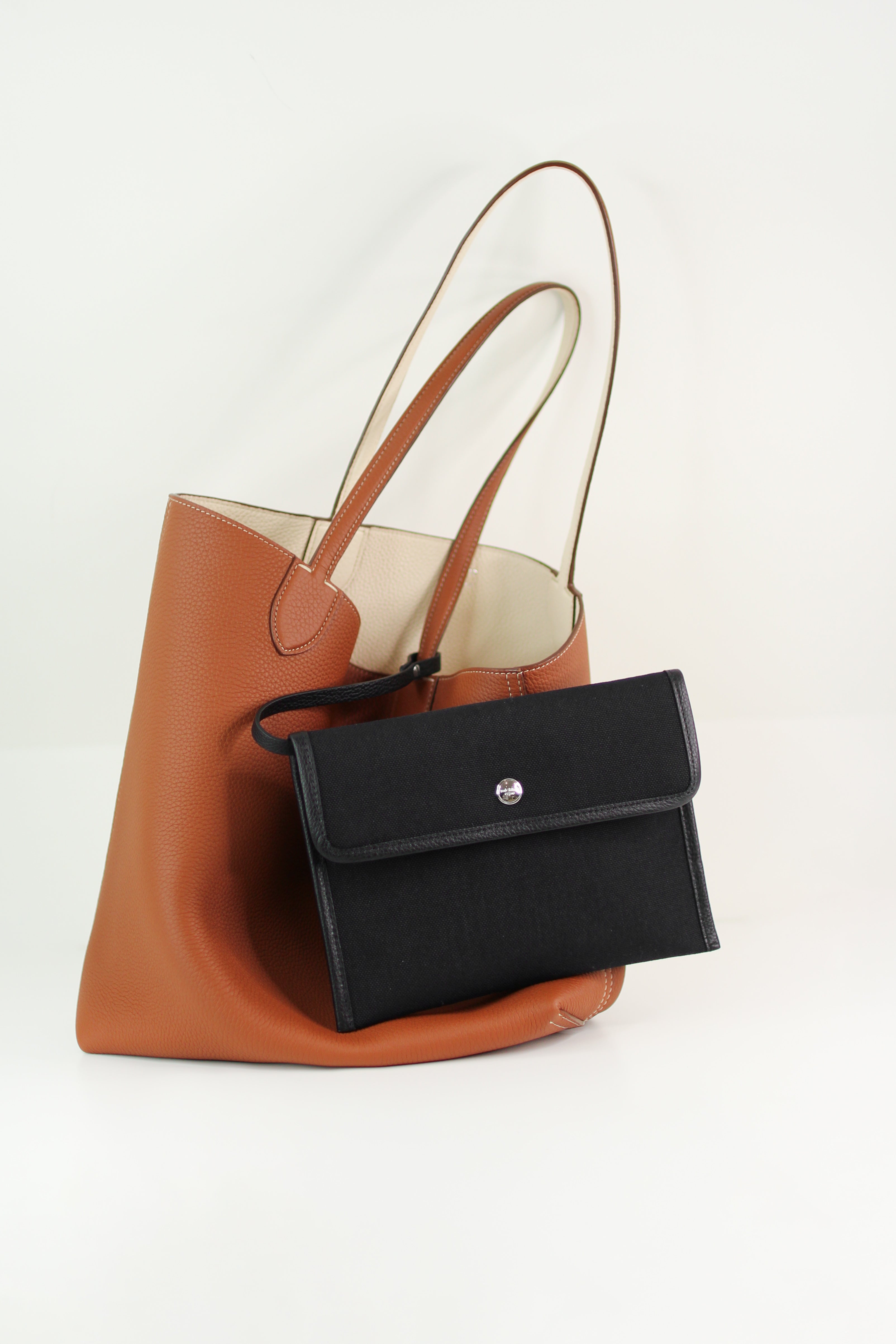 SAC CABAS EN CUIR RÉVERSIBLE RIVOLI NORD/SUD ECLIPSE/GOLD