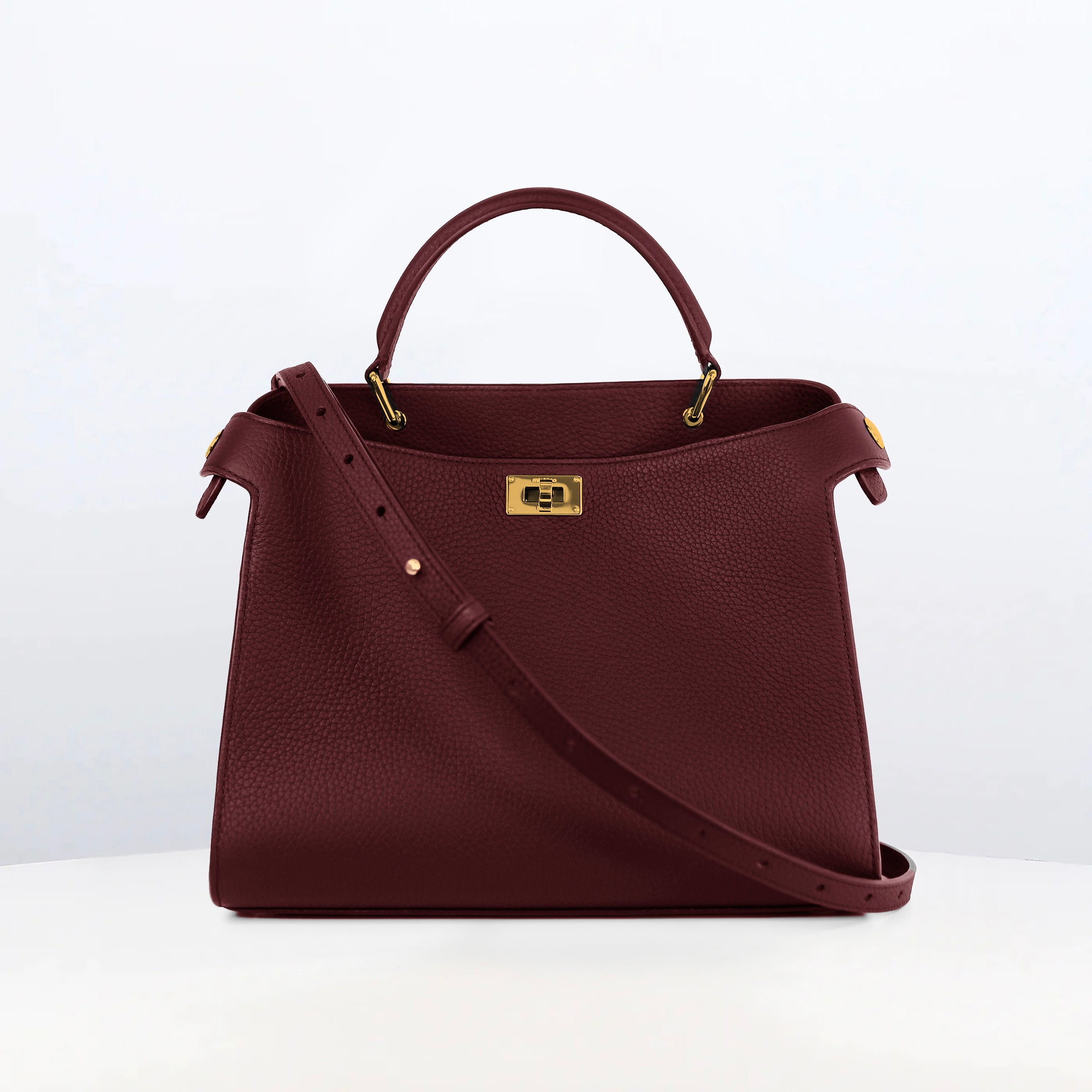SAC À MAIN EN CUIR LUTECE 27 SAINT-EMILION FINITIONS DORÉES