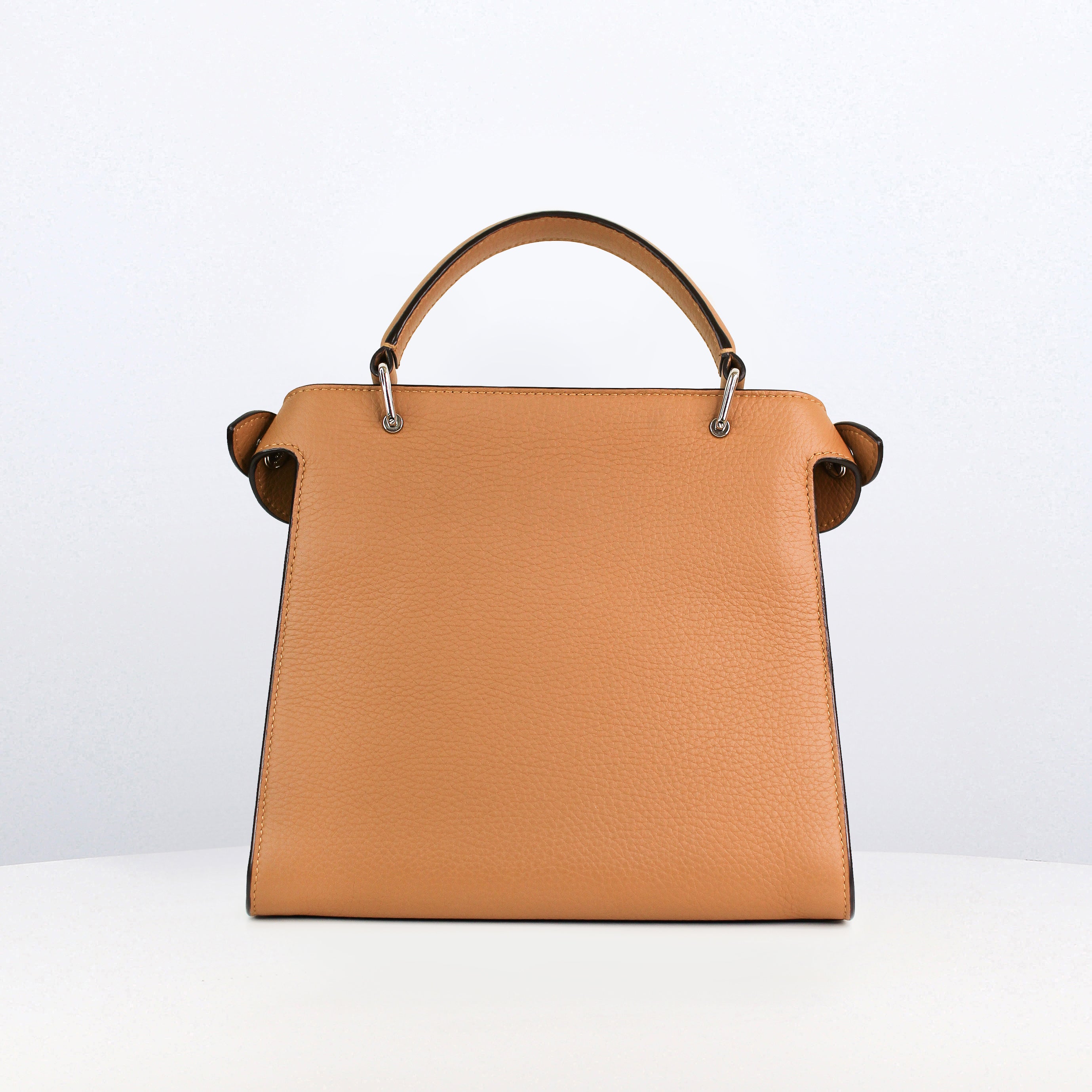 SAC À MAIN EN CUIR LUTECE MINI CAMEL