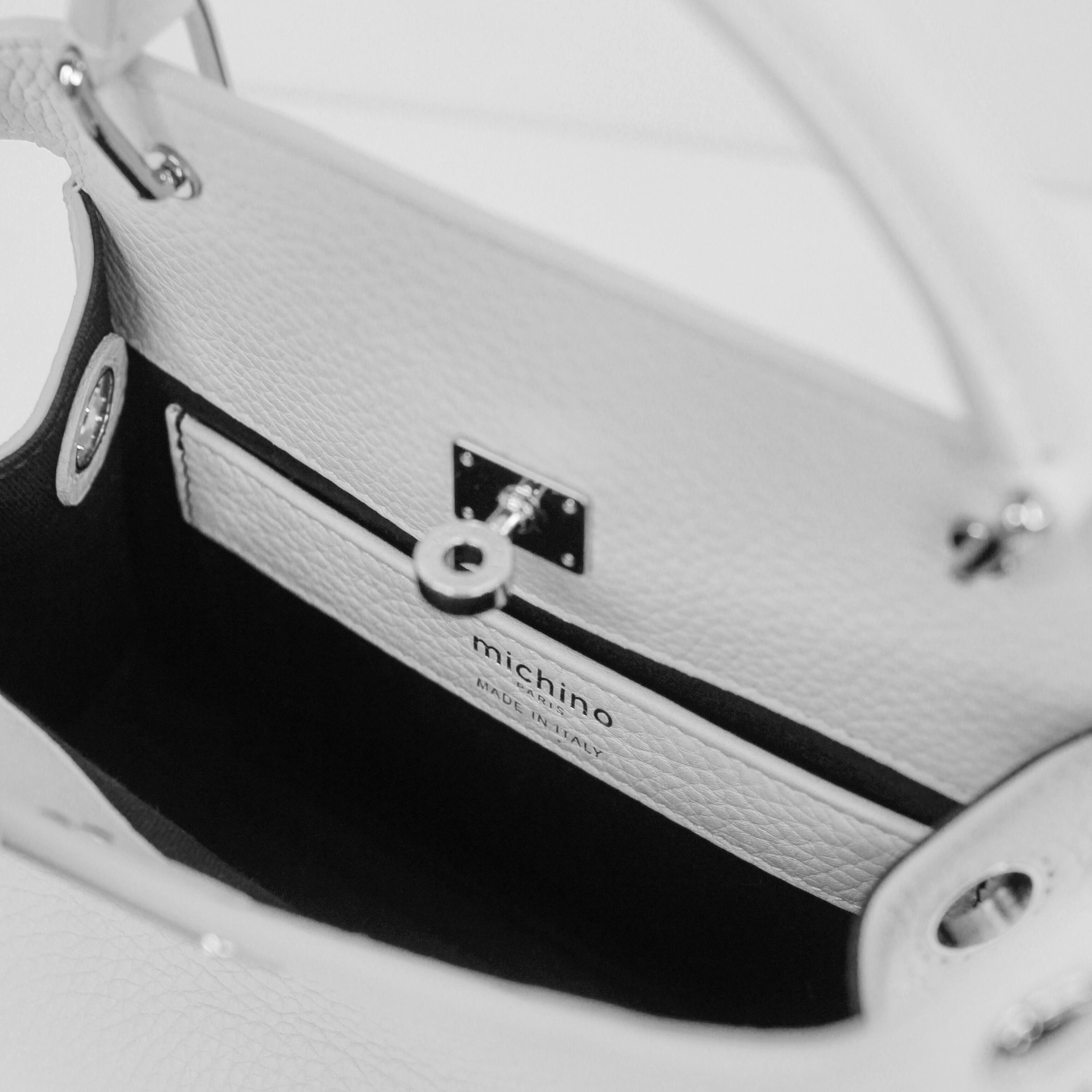 SAC À MAIN EN CUIR LUTECE NANO IVOIRE