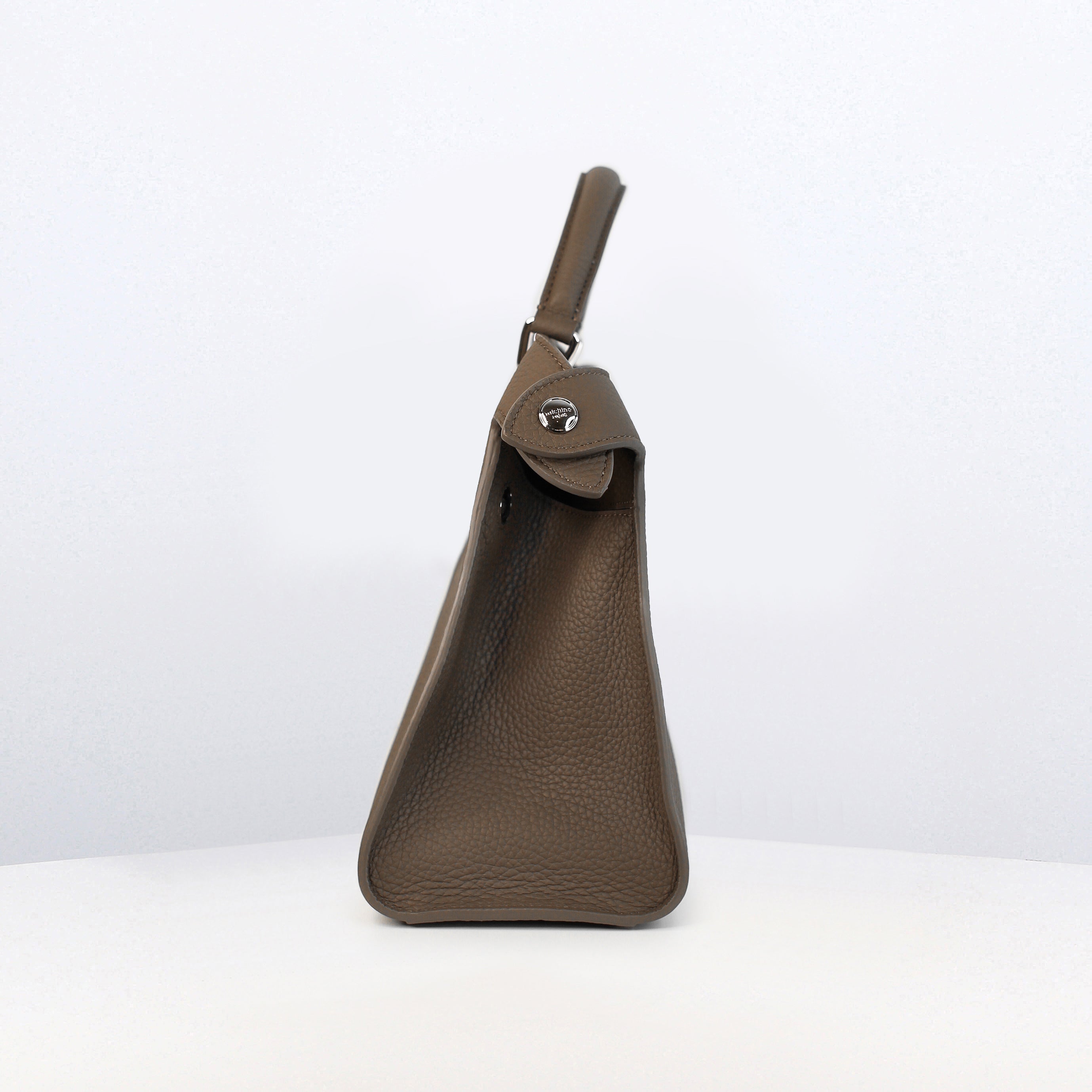 SAC À MAIN EN CUIR LUTECE PM TAUPE