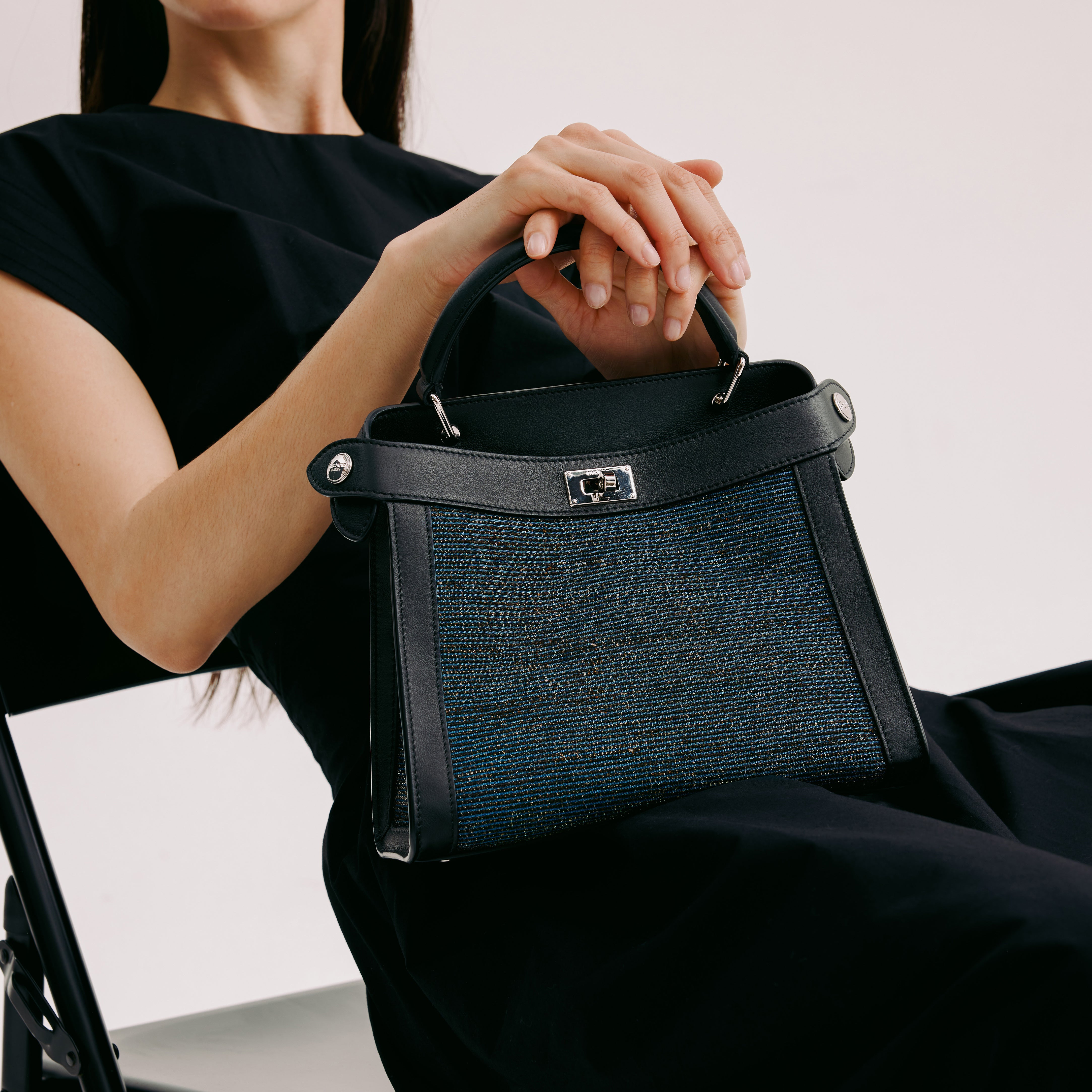 SAC À MAIN LUTECE MINI TSUMUGI BLUE