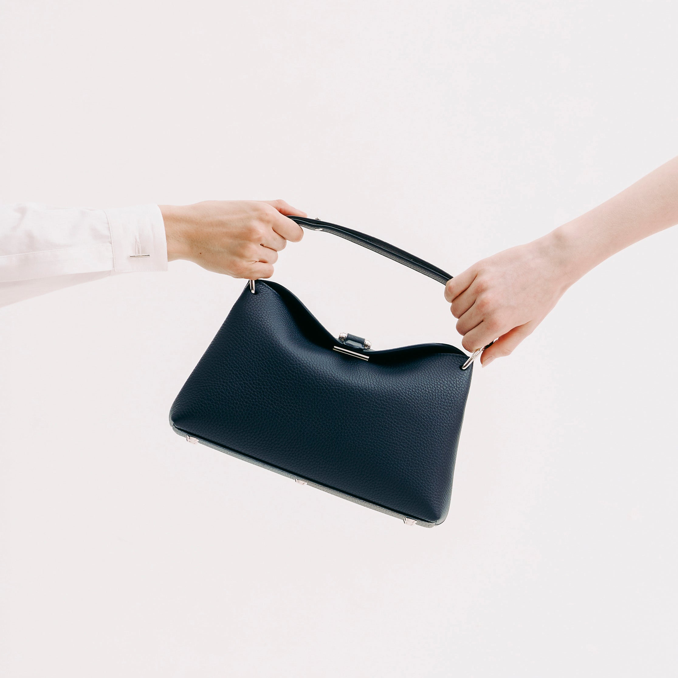 SAC À MAIN EN CUIR PASSY MINI ECLIPSE