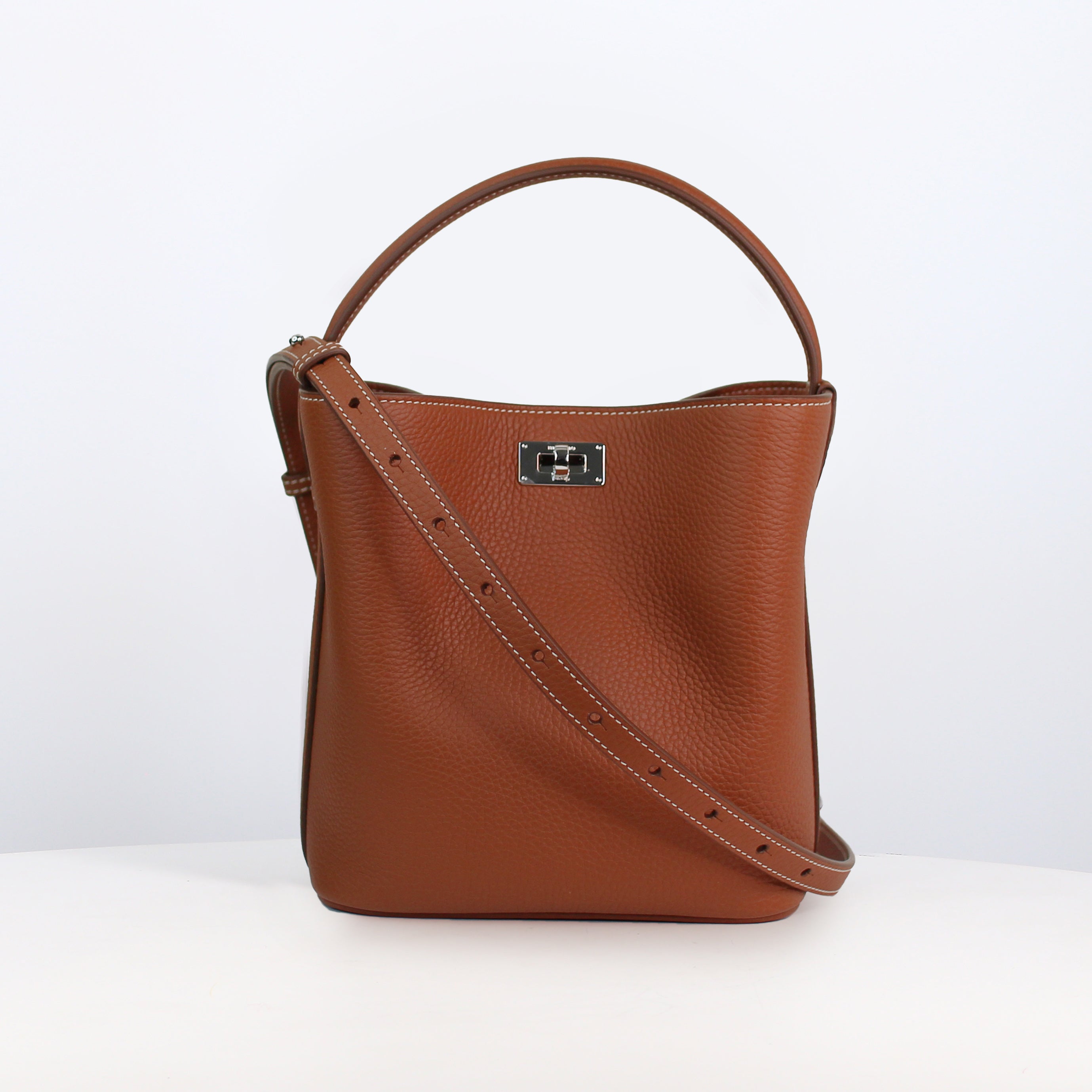 SAC SEAU EN CUIR ODEON MINI GOLD