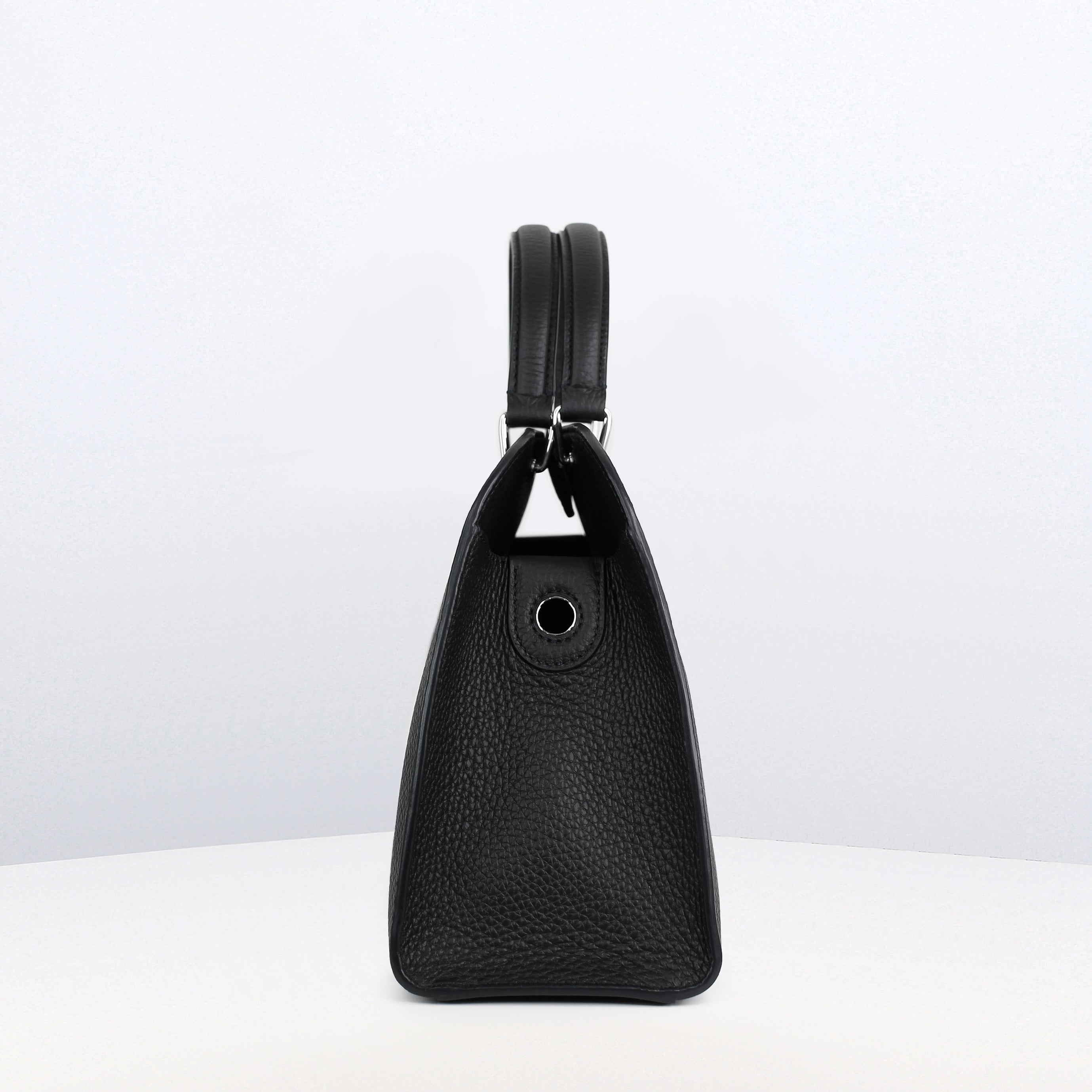 SAC À MAIN EN CUIR OPÉRA PM NOIR