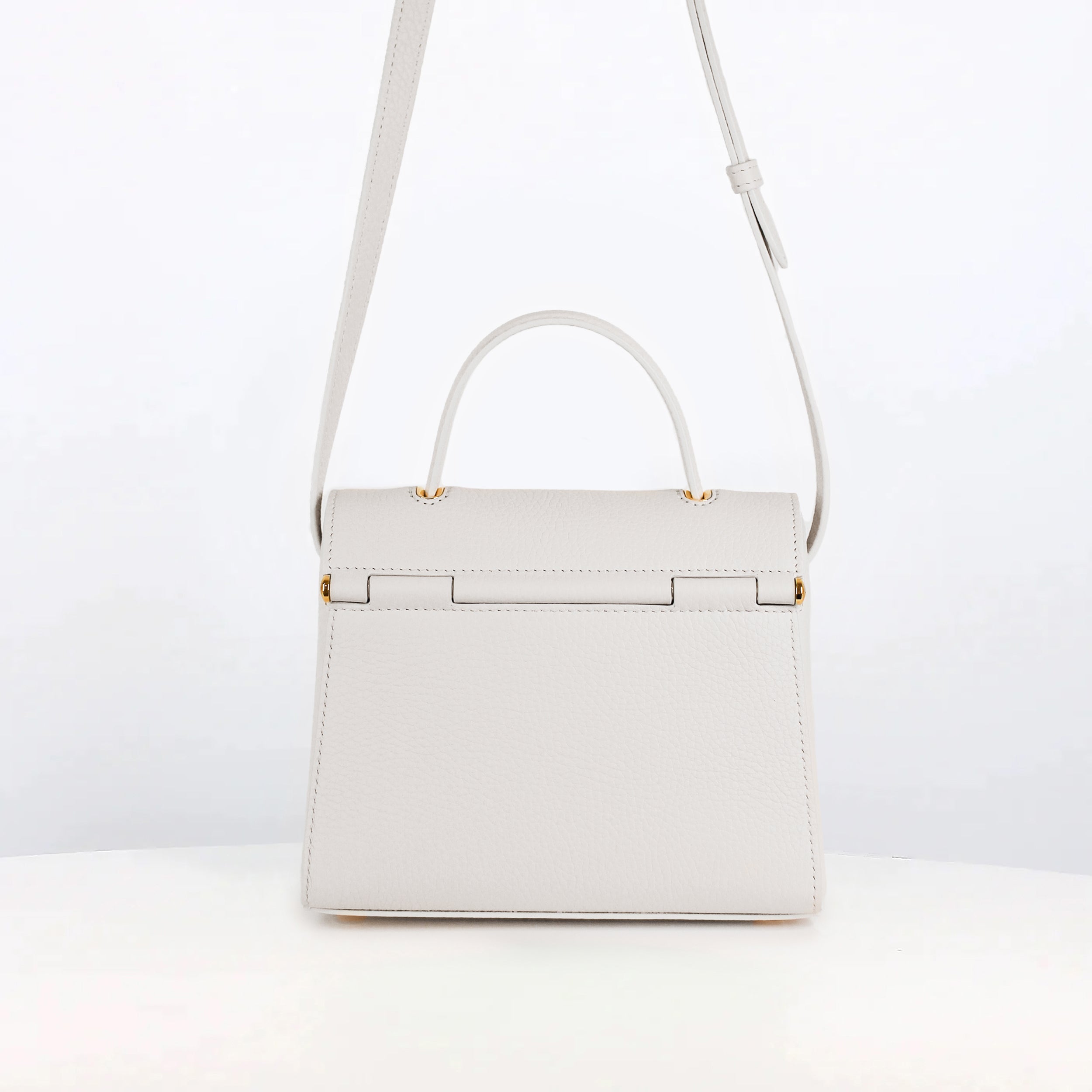 "Archive Event" SAC À MAIN EN CUIR PALAIS ROYAL MINI CRAIE