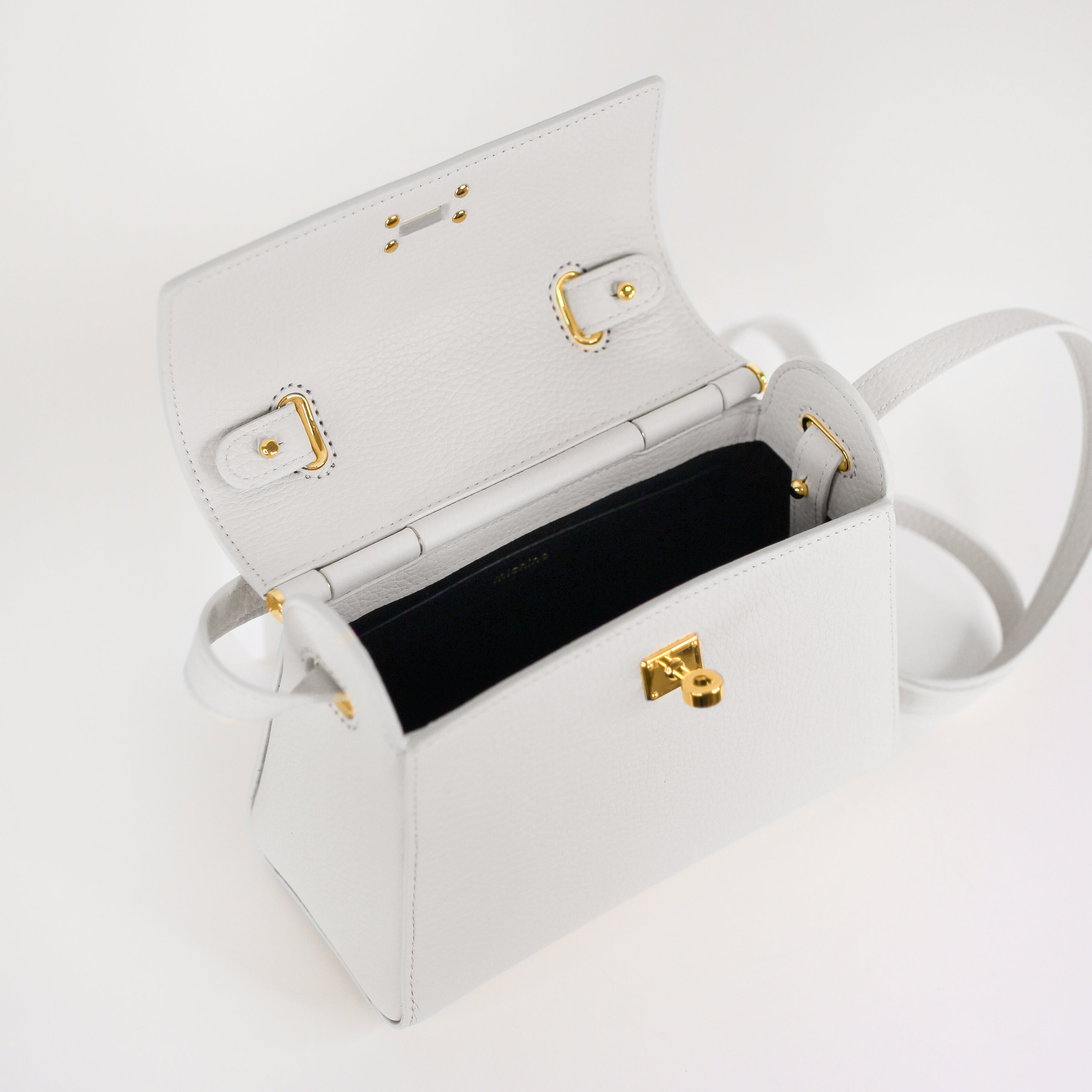 "Archive Event" SAC À MAIN EN CUIR PALAIS ROYAL MINI CRAIE
