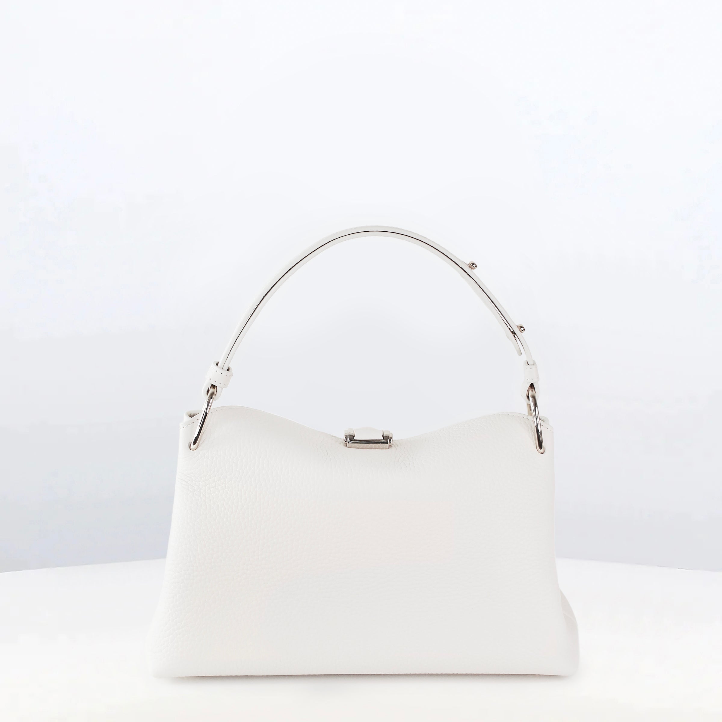 SAC À MAIN EN CUIR PASSY MINI IVOIRE
